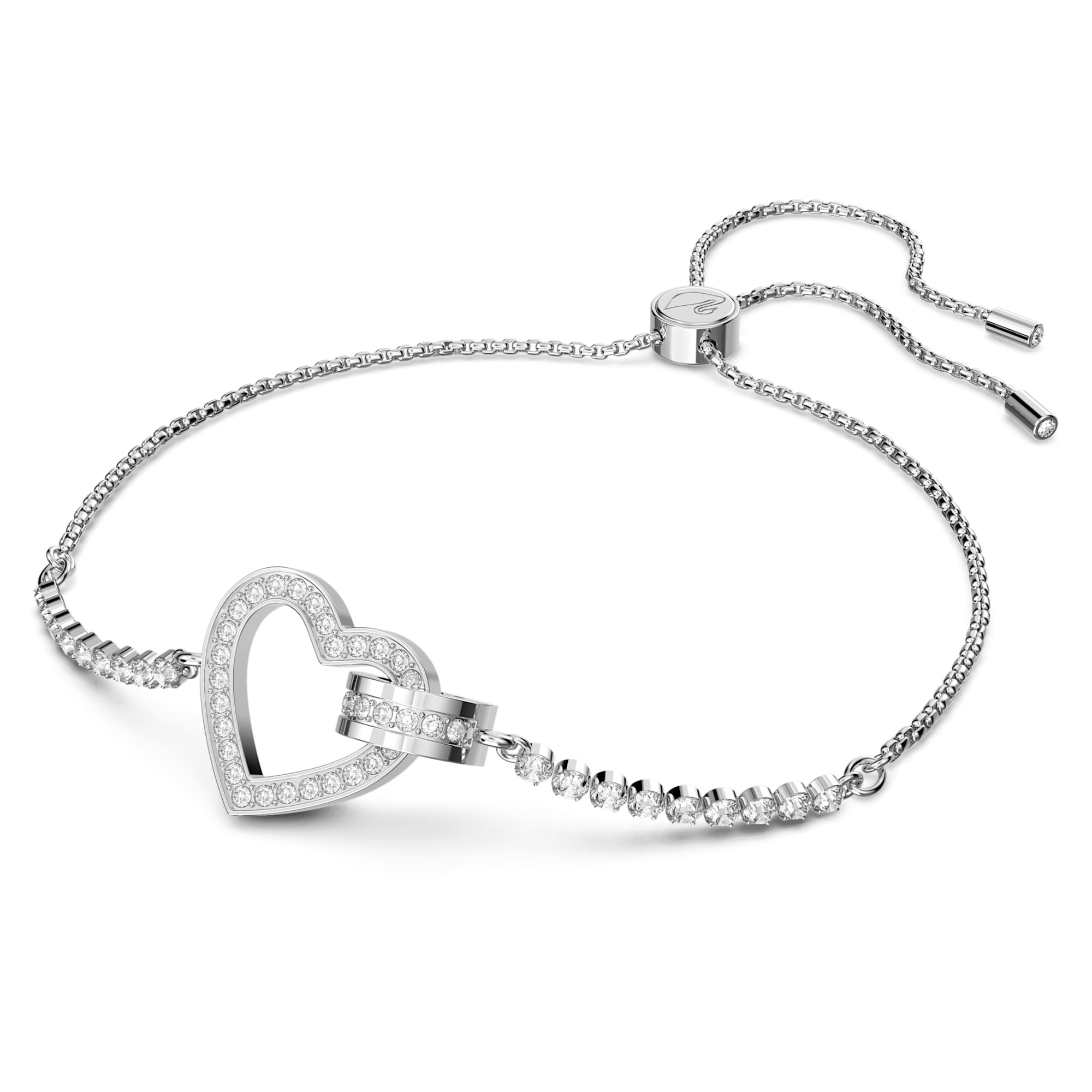 צמיד Lovely בציפוי רודיום מבריק SWAROVSKI