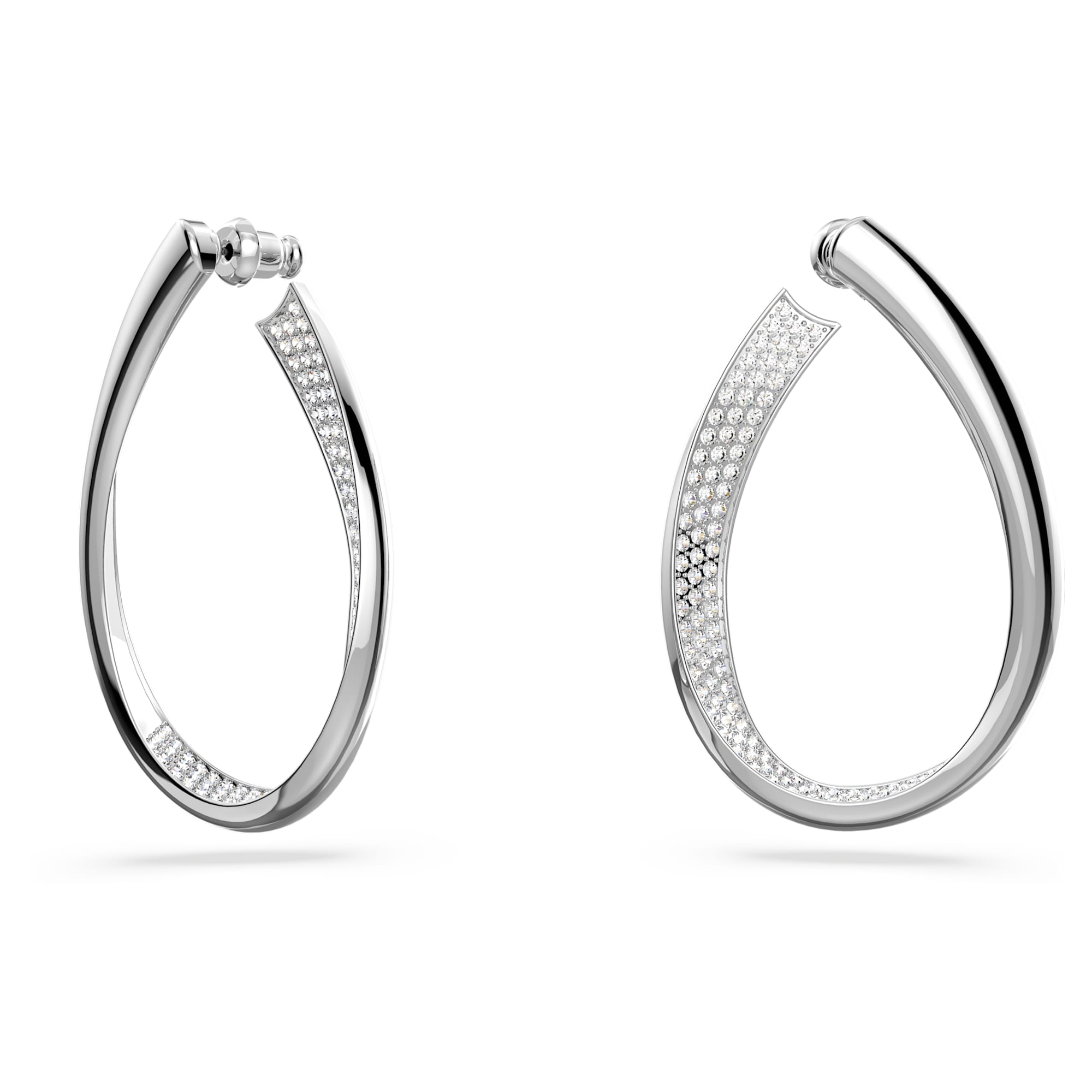 עגילי Exist בציפוי רודיום מבריק SWAROVSKI