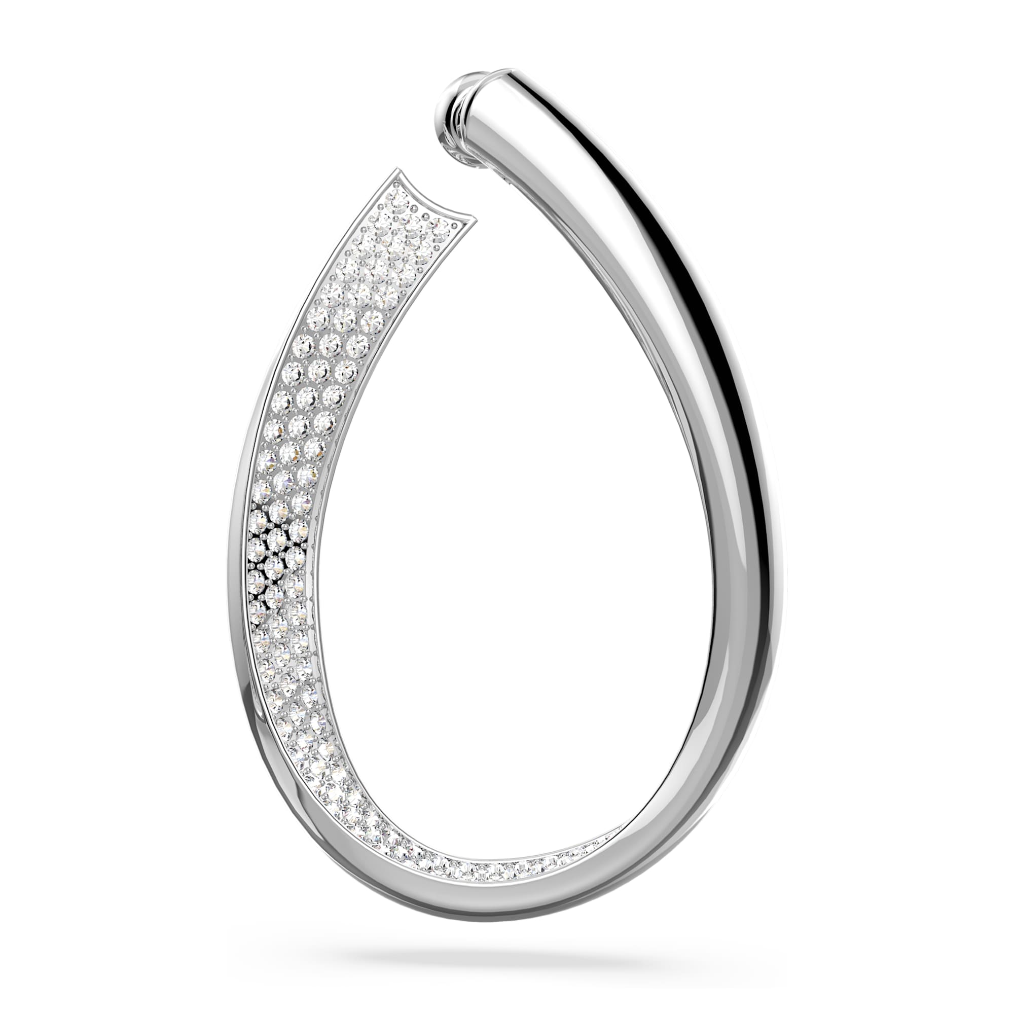עגילי Exist בציפוי רודיום מבריק SWAROVSKI