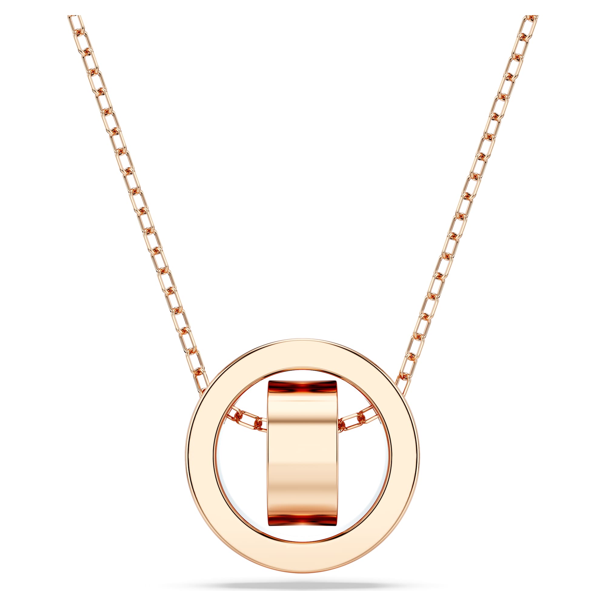 שרשרת Hollow בציפוי רוז גולד מבריק SWAROVSKI