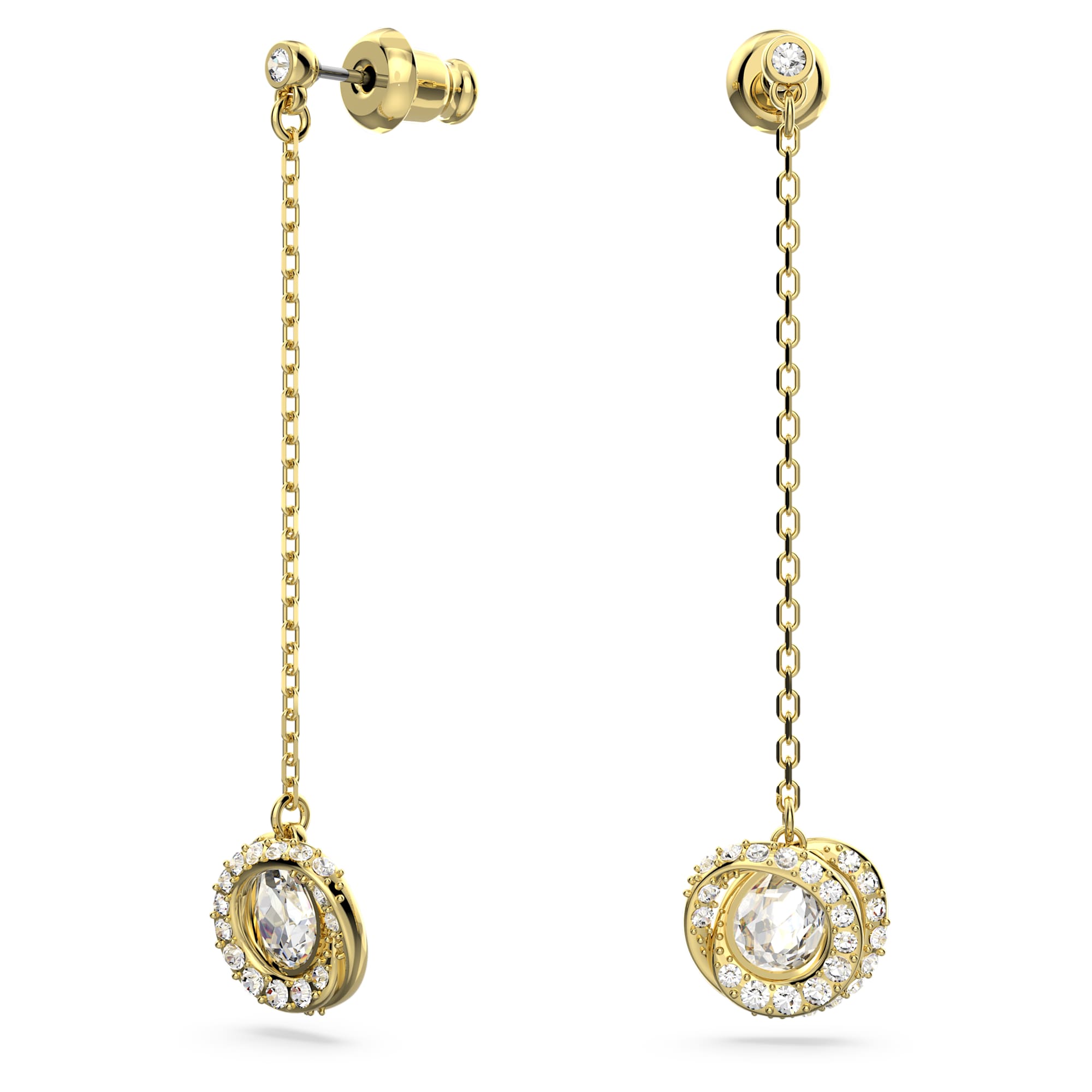 עגילי Generation בציפוי זהב מבריק SWAROVSKI