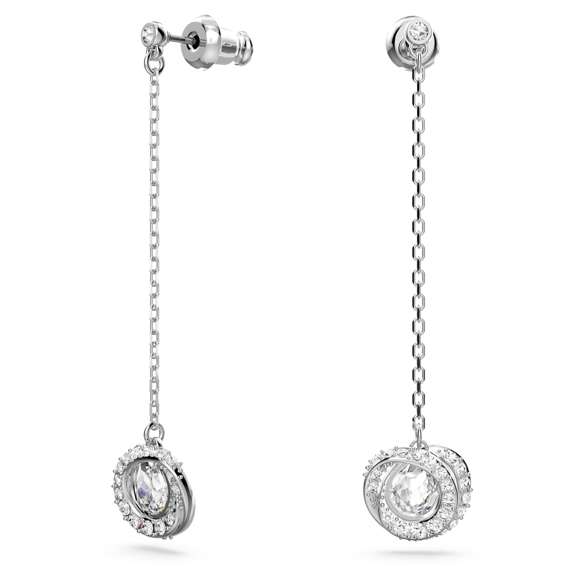עגילי Generation בציפוי רודיום מבריק SWAROVSKI