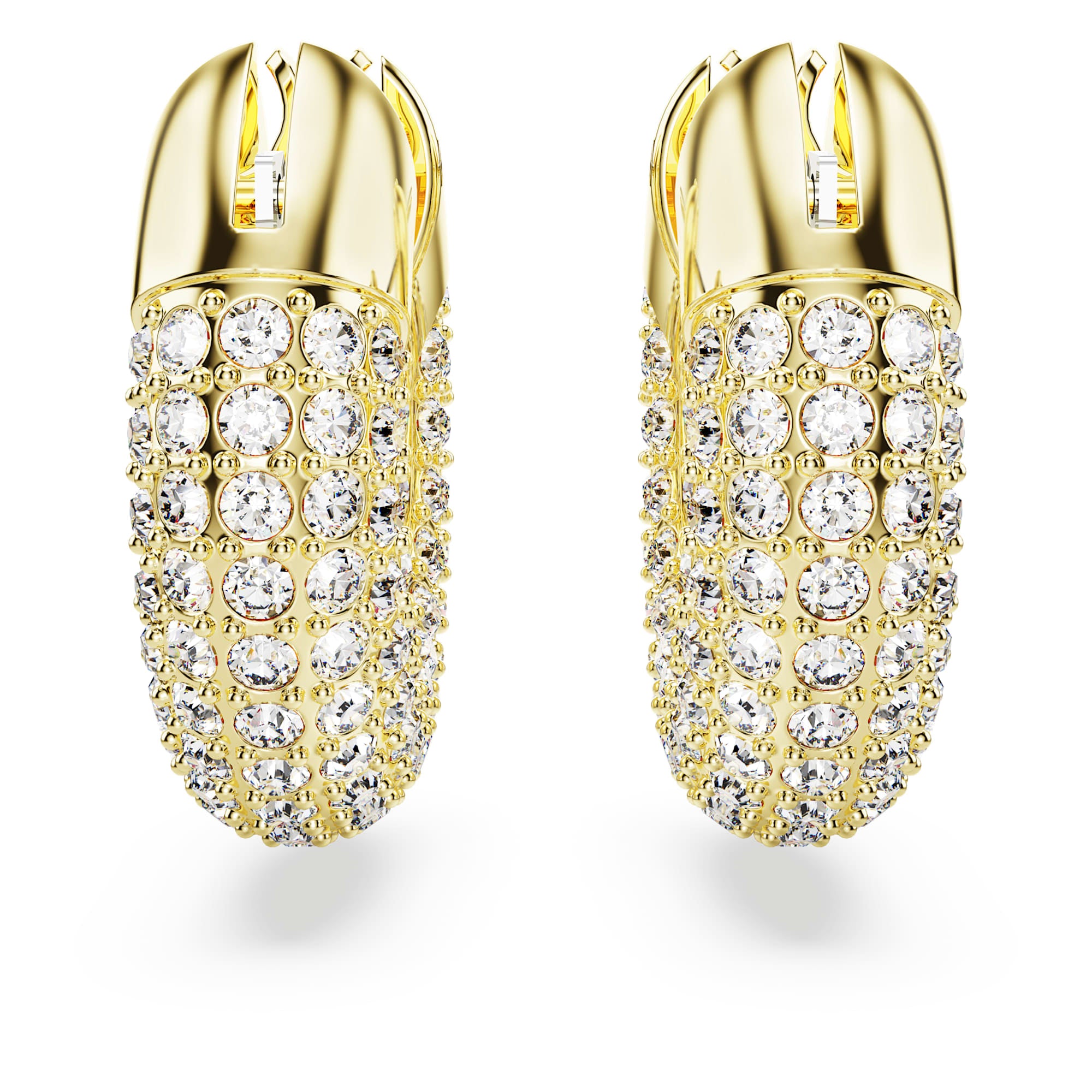 עגילי Dextera בציפוי זהב מבריק SWAROVSKI
