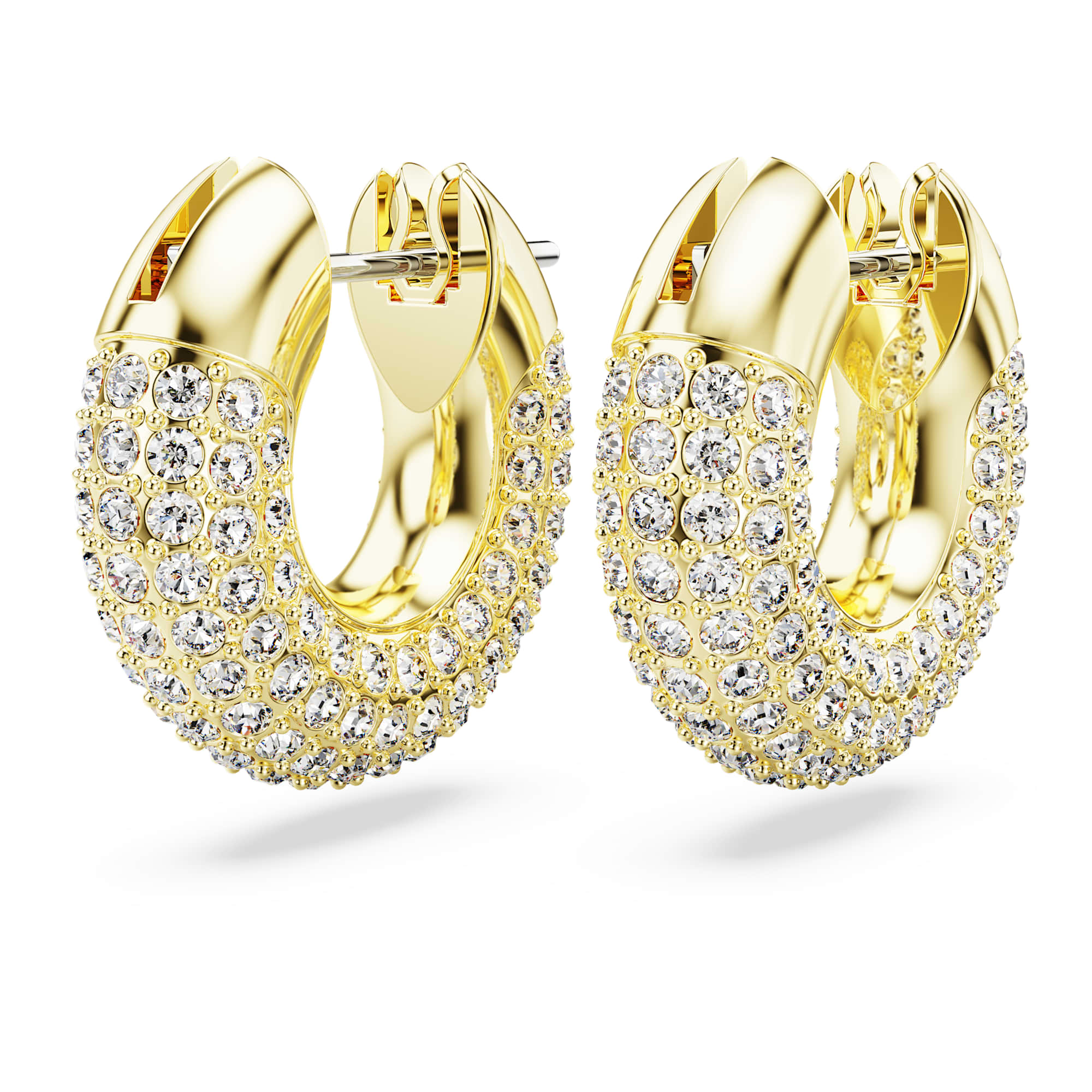 עגילי Dextera בציפוי זהב מבריק SWAROVSKI