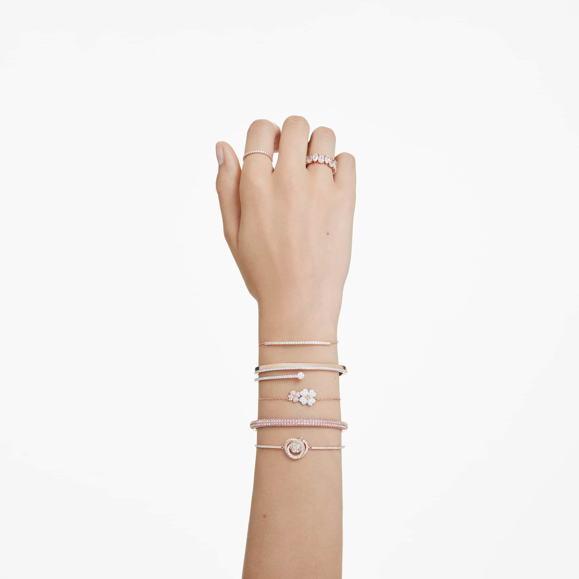 צמיד Generation בציפוי רוז גולד מבריק SWAROVSKI