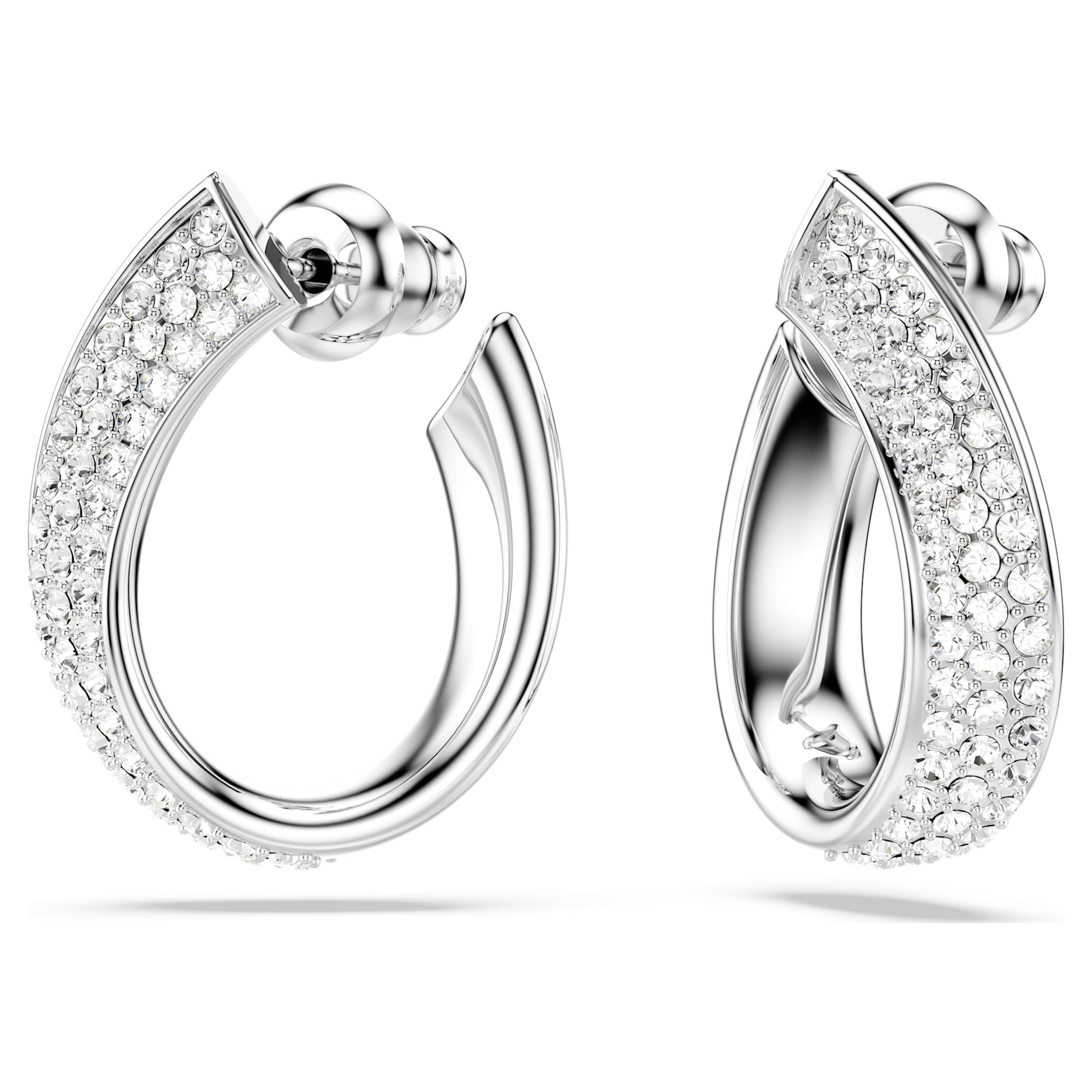 עגילי Exist בציפוי רודיום מבריק SWAROVSKI