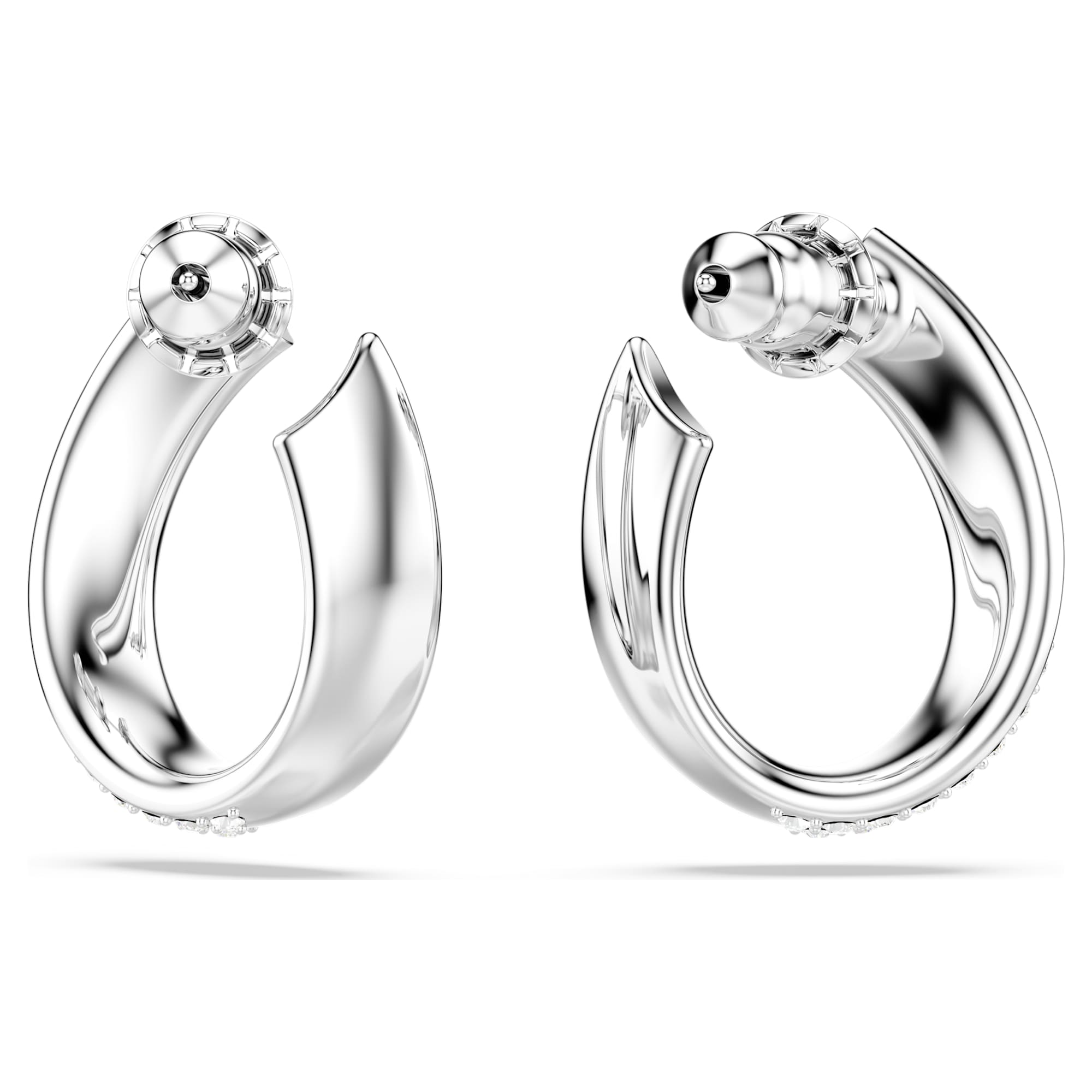 עגילי Exist בציפוי רודיום מבריק SWAROVSKI