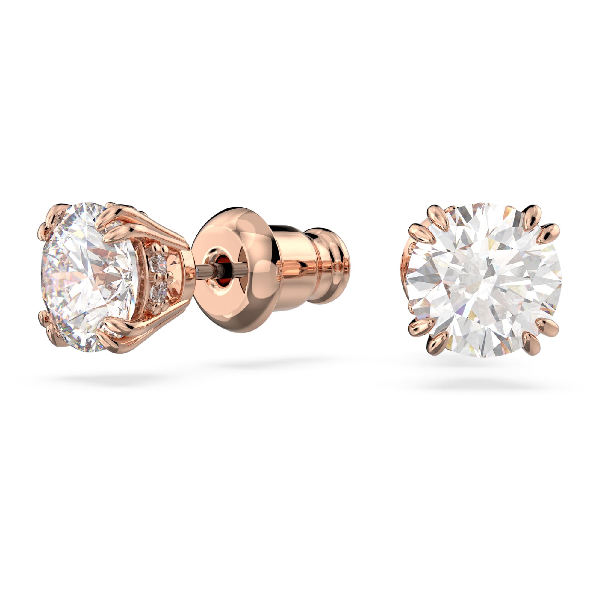 עגילי Constella בציפוי רוז גולד מבריק SWAROVSKI