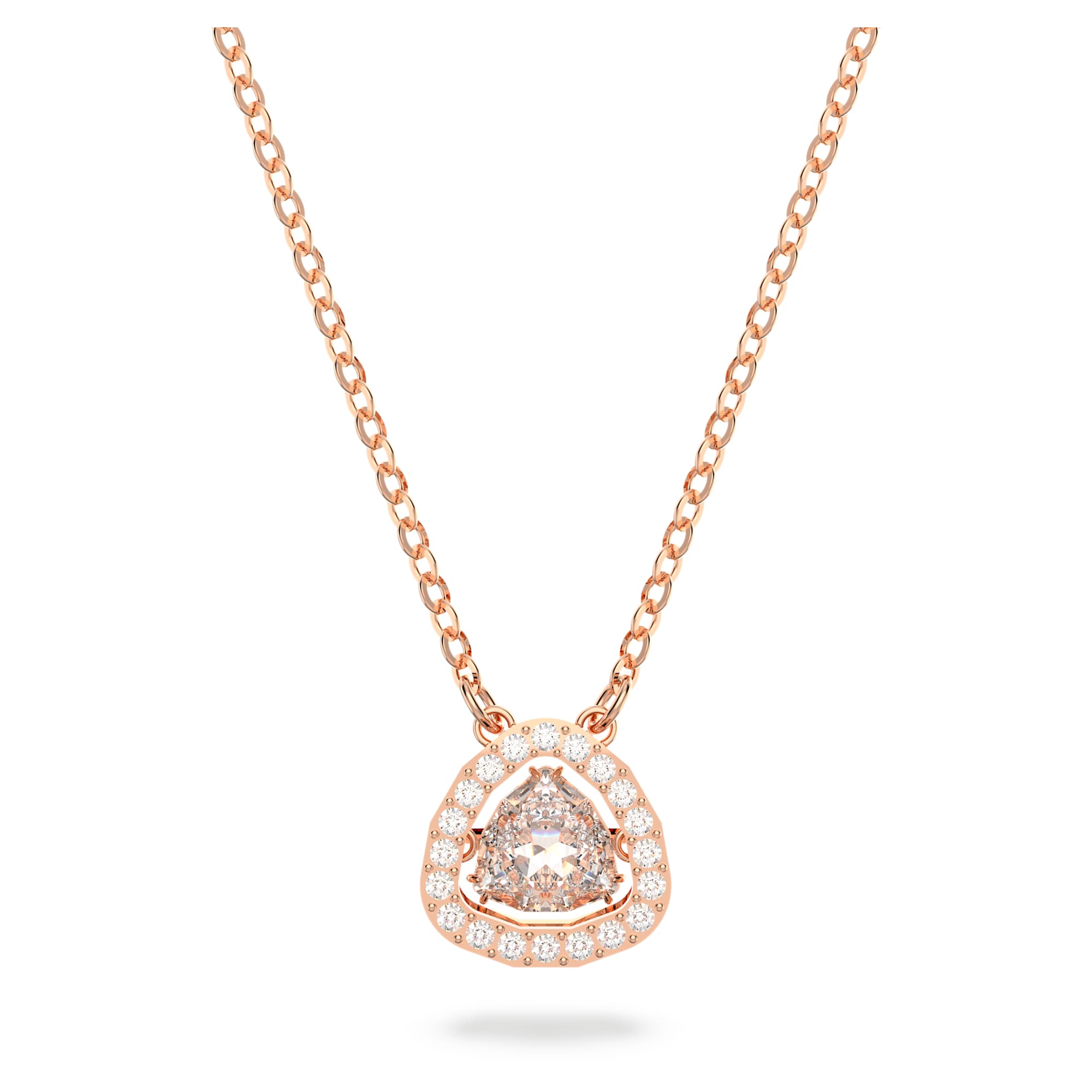 שרשרת Millenia בציפוי רוז גולד מבריק SWAROVSKI