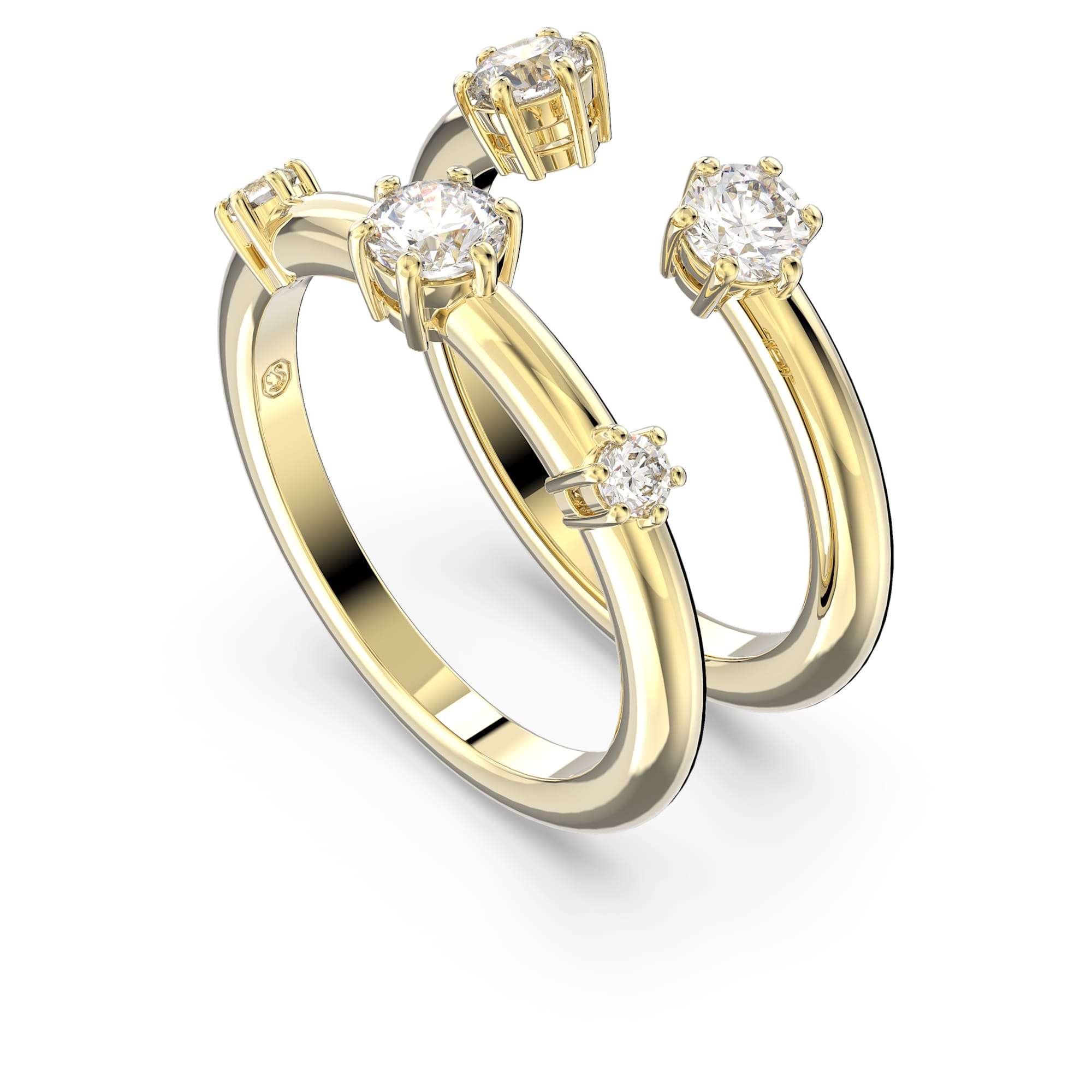 טבעת Constella בציפוי זהב מבריק SWAROVSKI