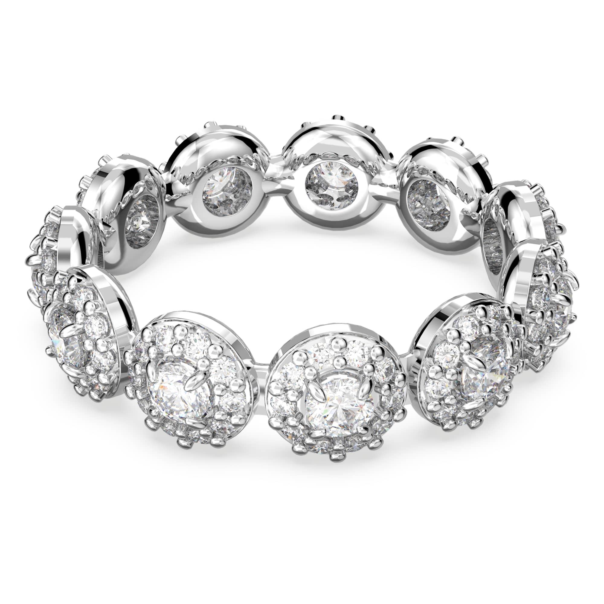 טבעת Constella בציפוי רודיום מבריק SWAROVSKI
