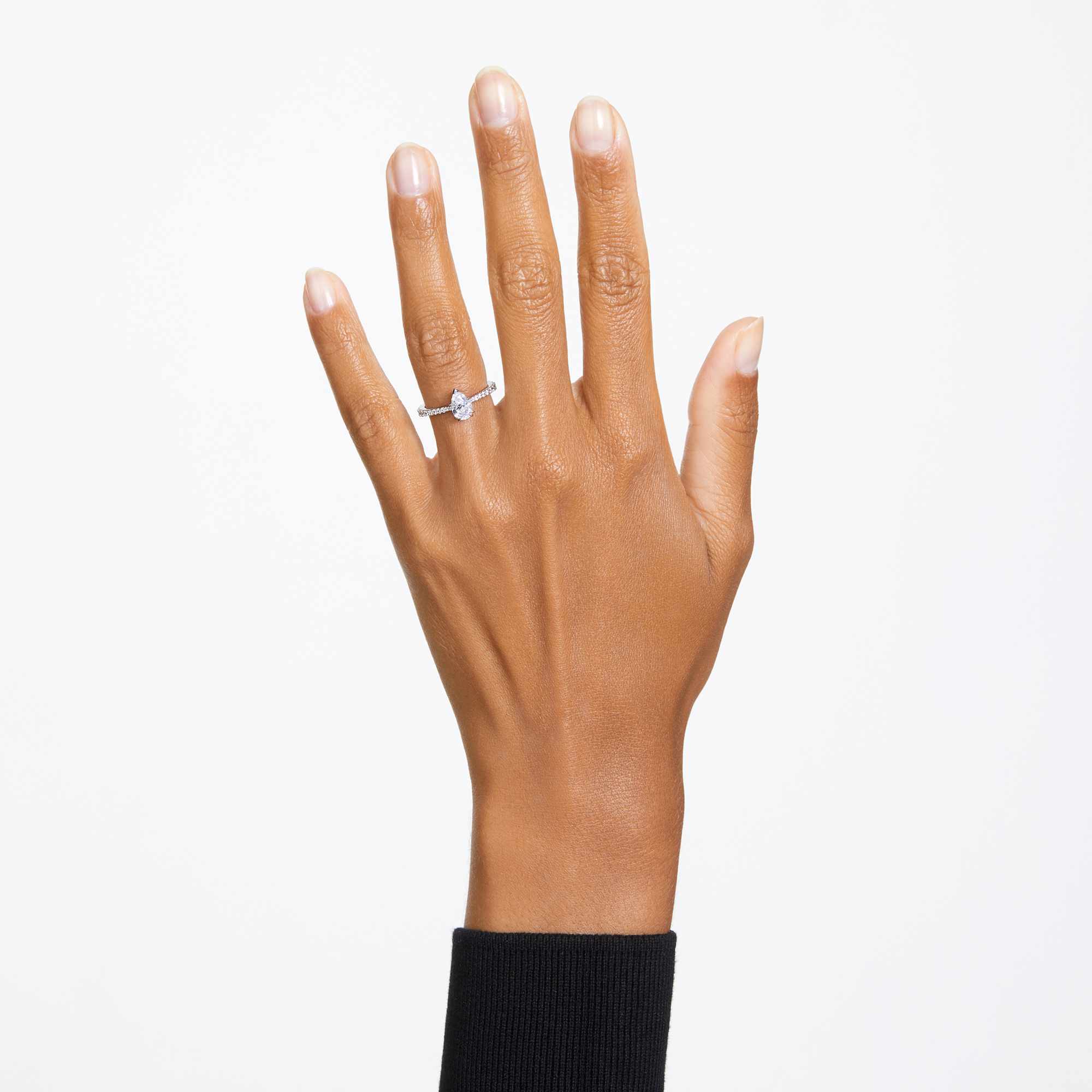 טבעת Millenia בציפוי רודיום מבריק SWAROVSKI