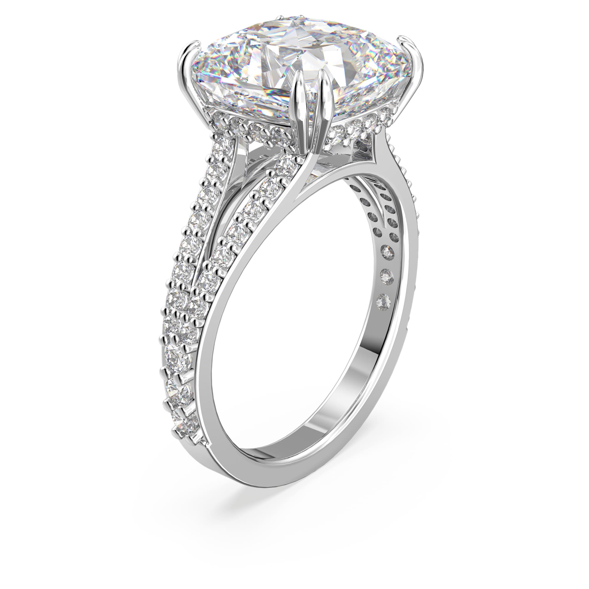 טבעת Constella בציפוי רודיום מבריק SWAROVSKI