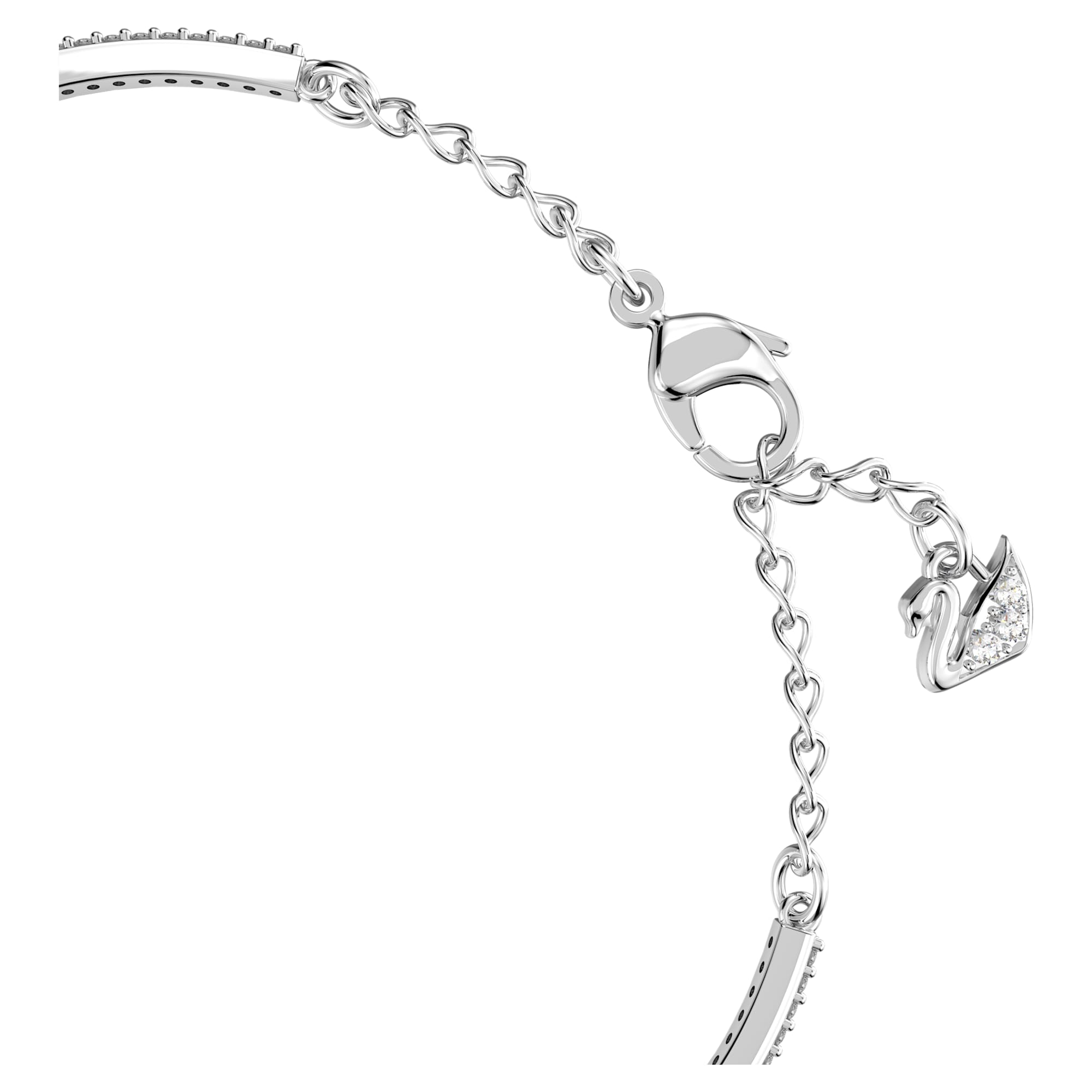 צמיד Sparkling Dc בציפוי רודיום מבריק SWAROVSKI