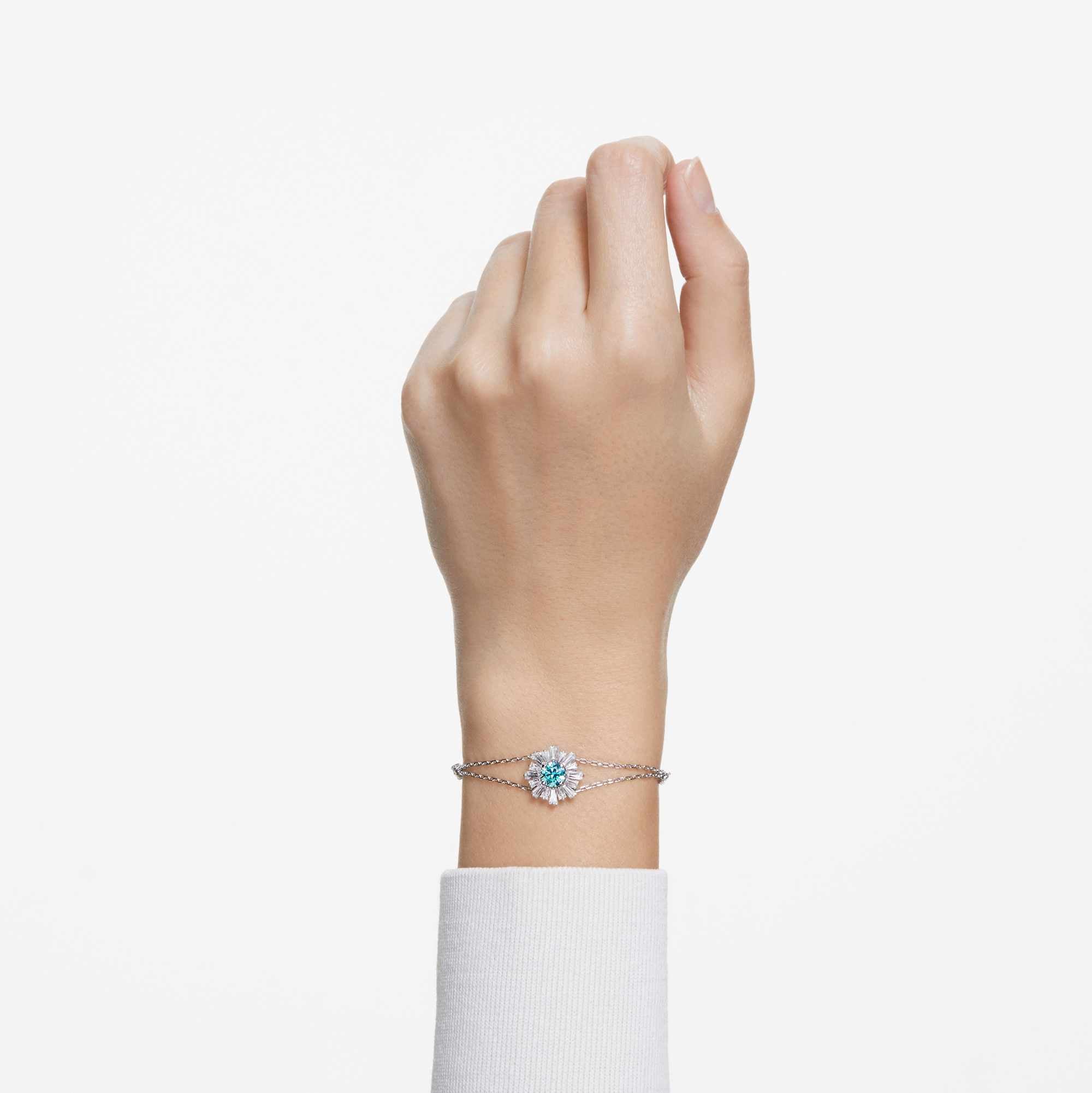 צמיד Sunshine בציפוי רודיום מבריק SWAROVSKI