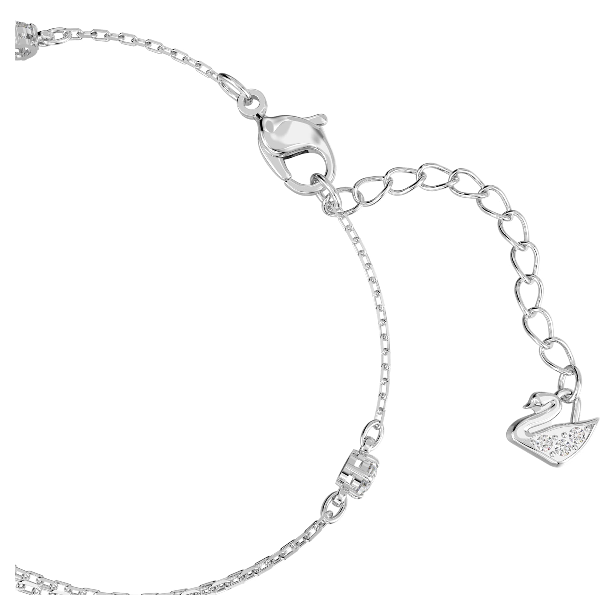 צמיד Sunshine בציפוי רודיום מבריק SWAROVSKI