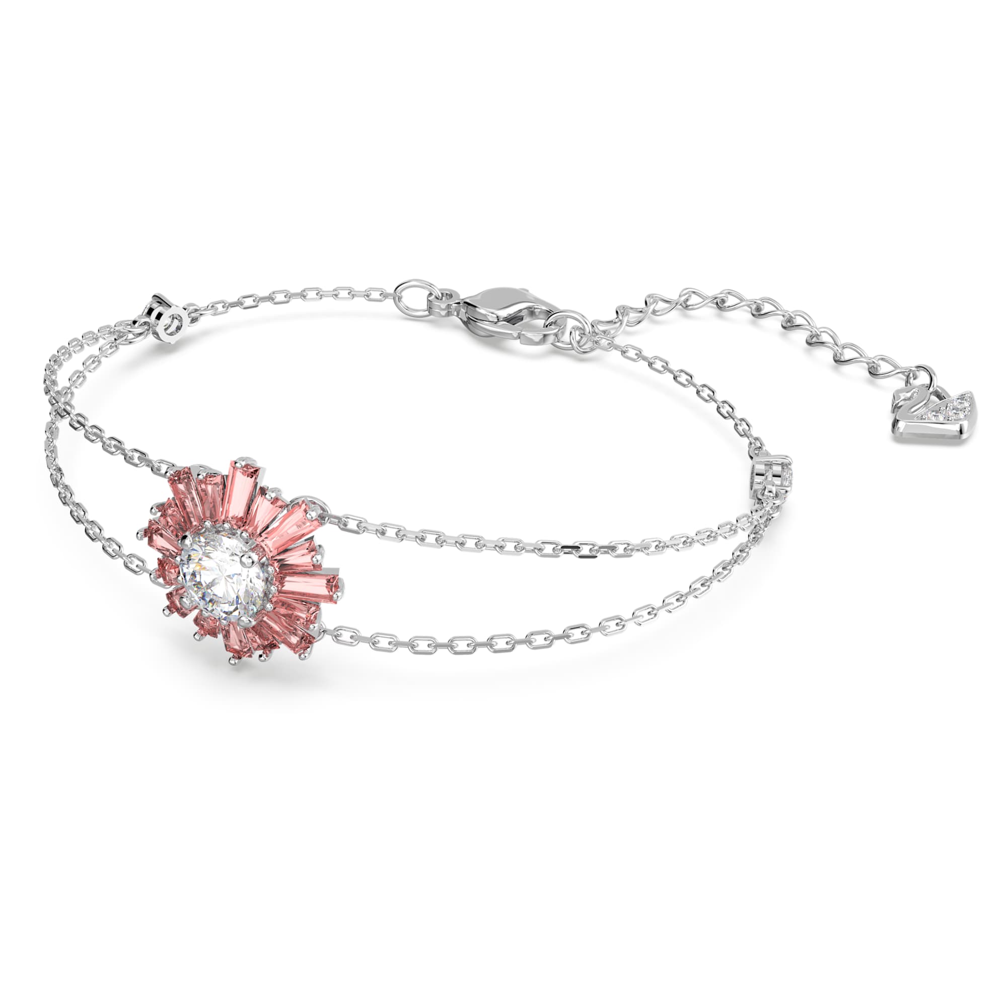 צמיד Sunshine בציפוי רודיום מבריק SWAROVSKI