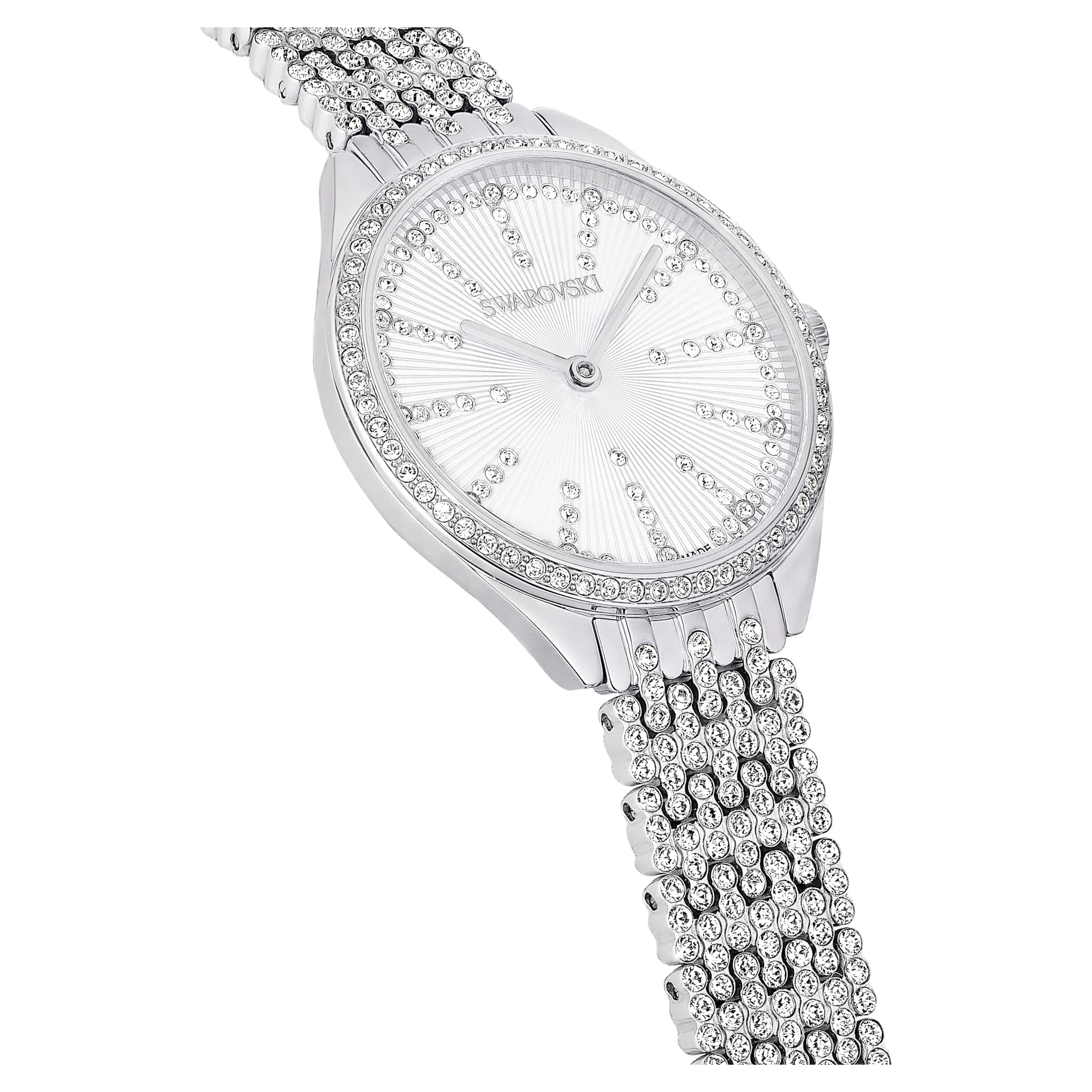 שעון Attract בציפוי רודיום מבריק SWAROVSKI