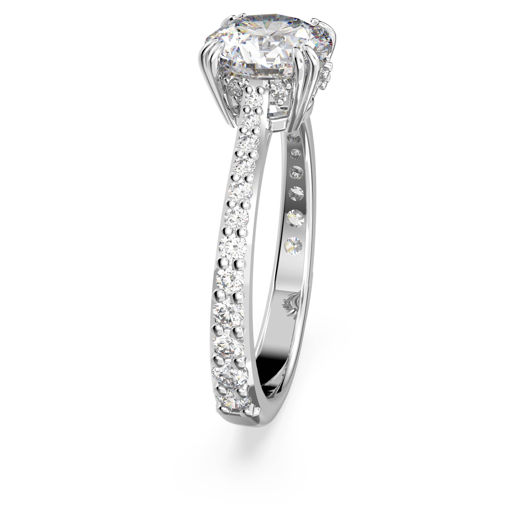 טבעת Constella בציפוי רודיום מבריק SWAROVSKI