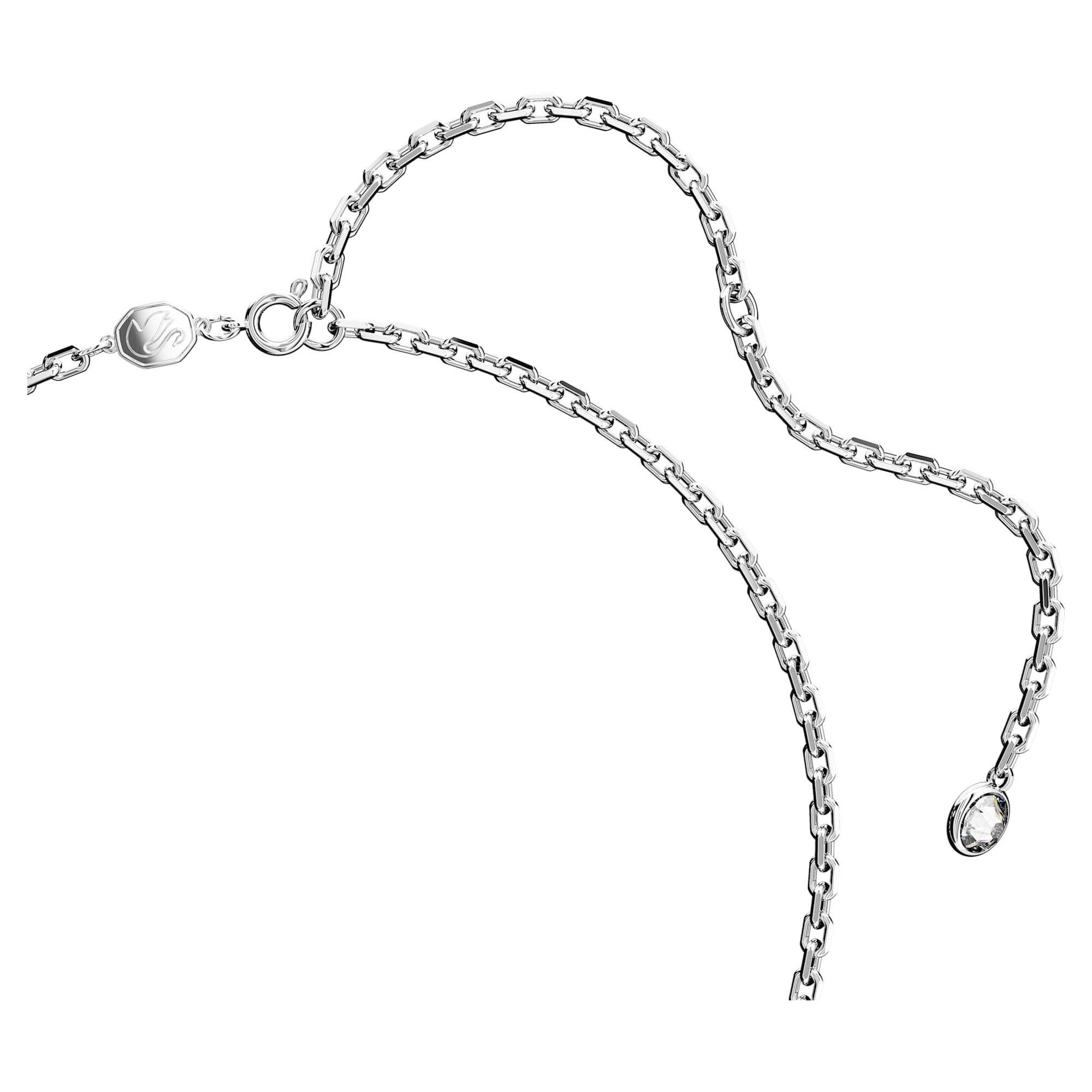 שרשרת Iconic Swan בציפוי רודיום מבריק SWAROVSKI