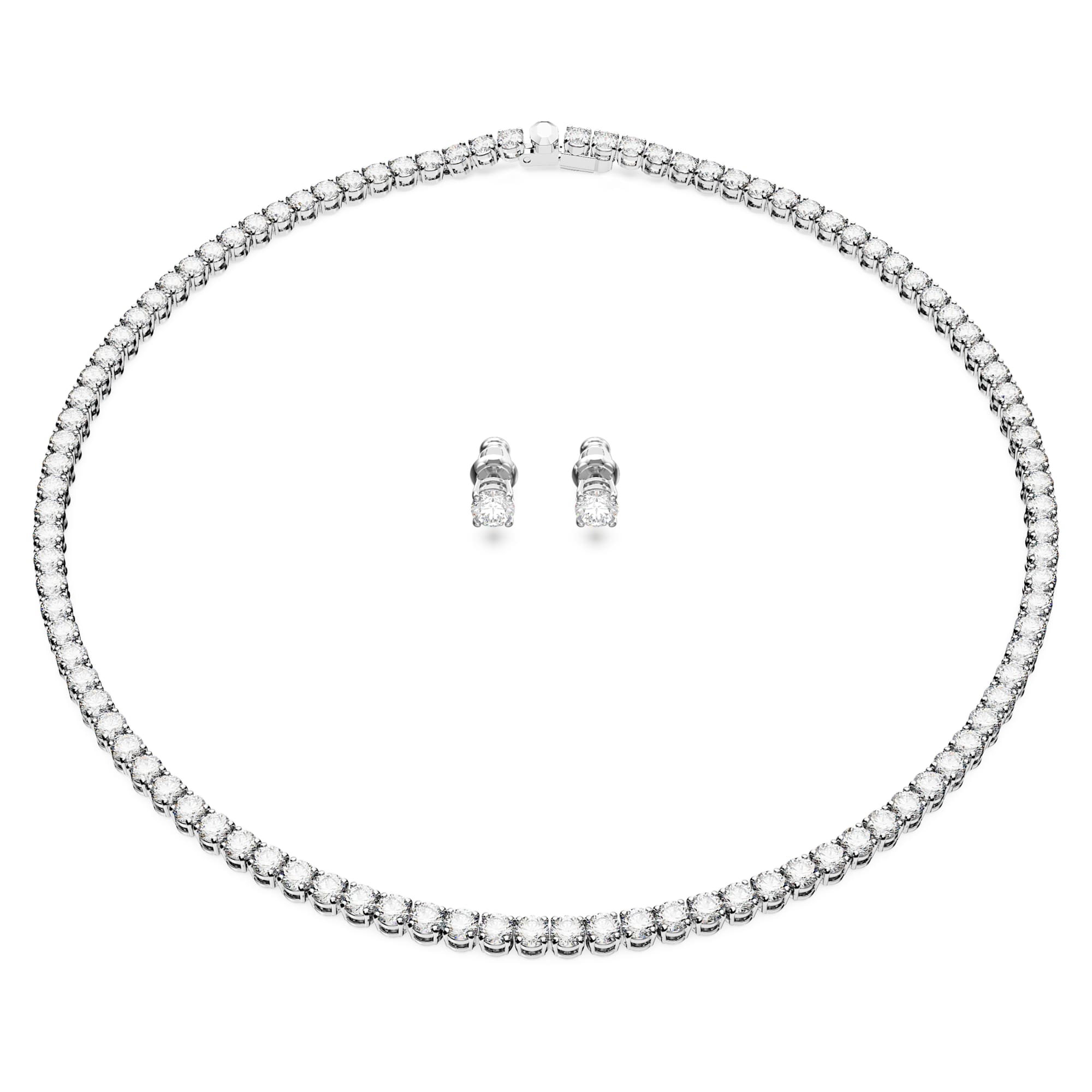 סט Matrix בציפוי רודיום מבריק SWAROVSKI