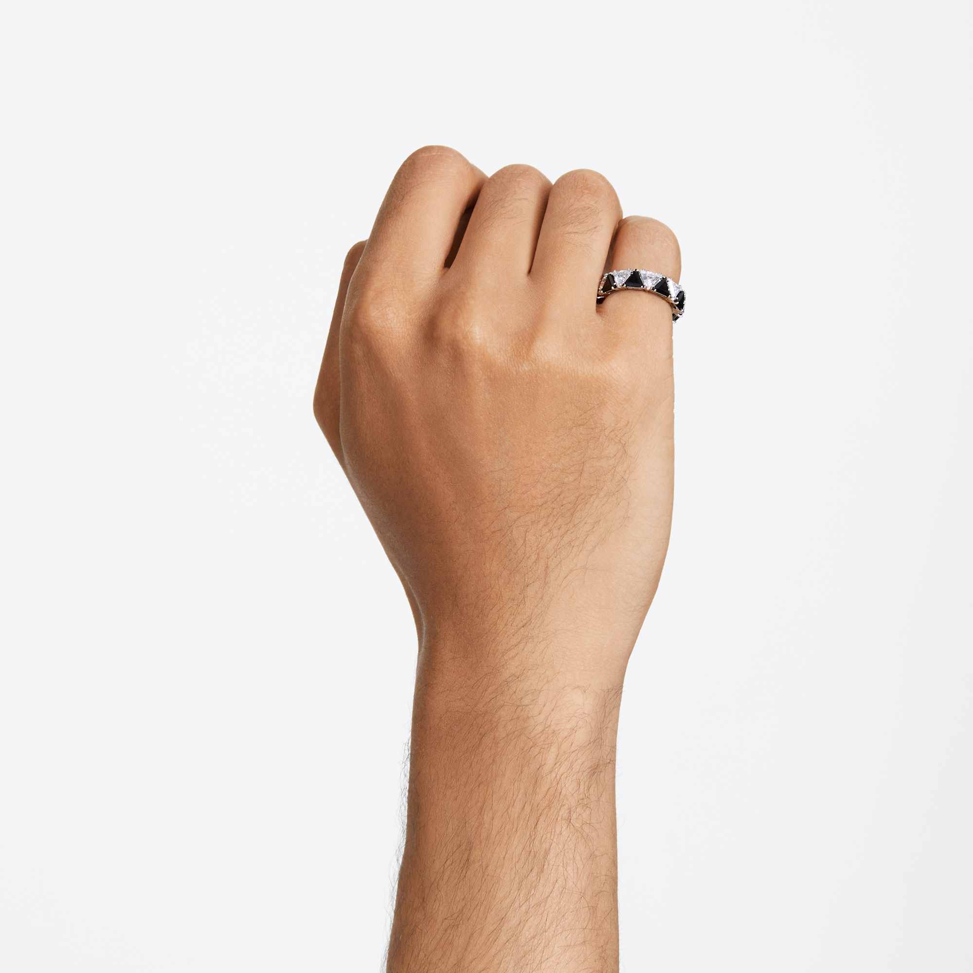 טבעת Ortyx בציפוי רודיום מבריק SWAROVSKI