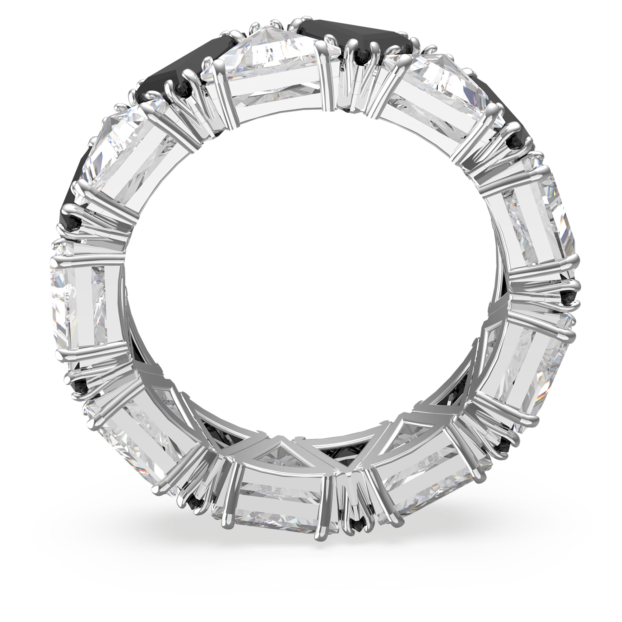 טבעת Ortyx בציפוי רודיום מבריק SWAROVSKI