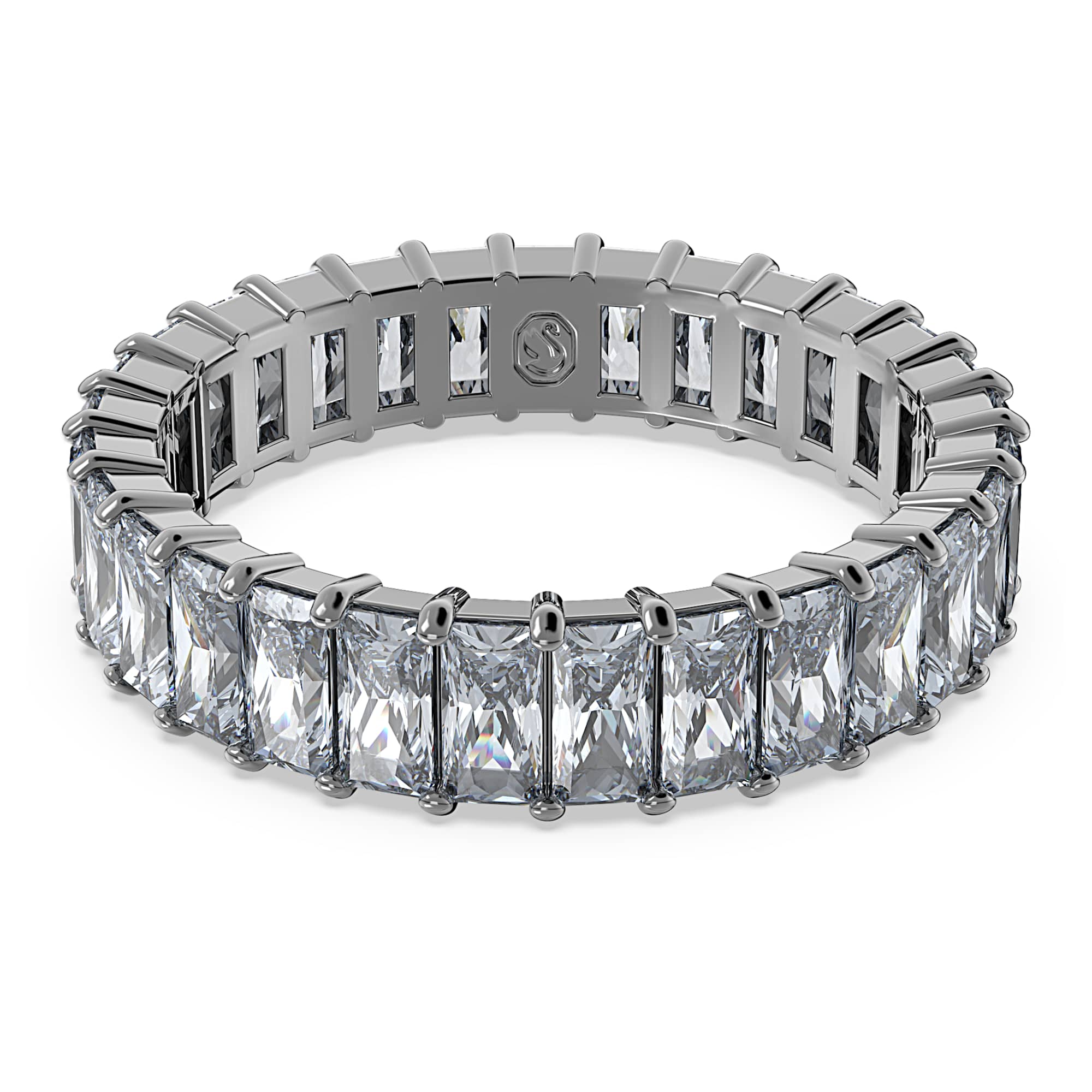 טבעת Matrix בציפוי רודיום מבריק SWAROVSKI