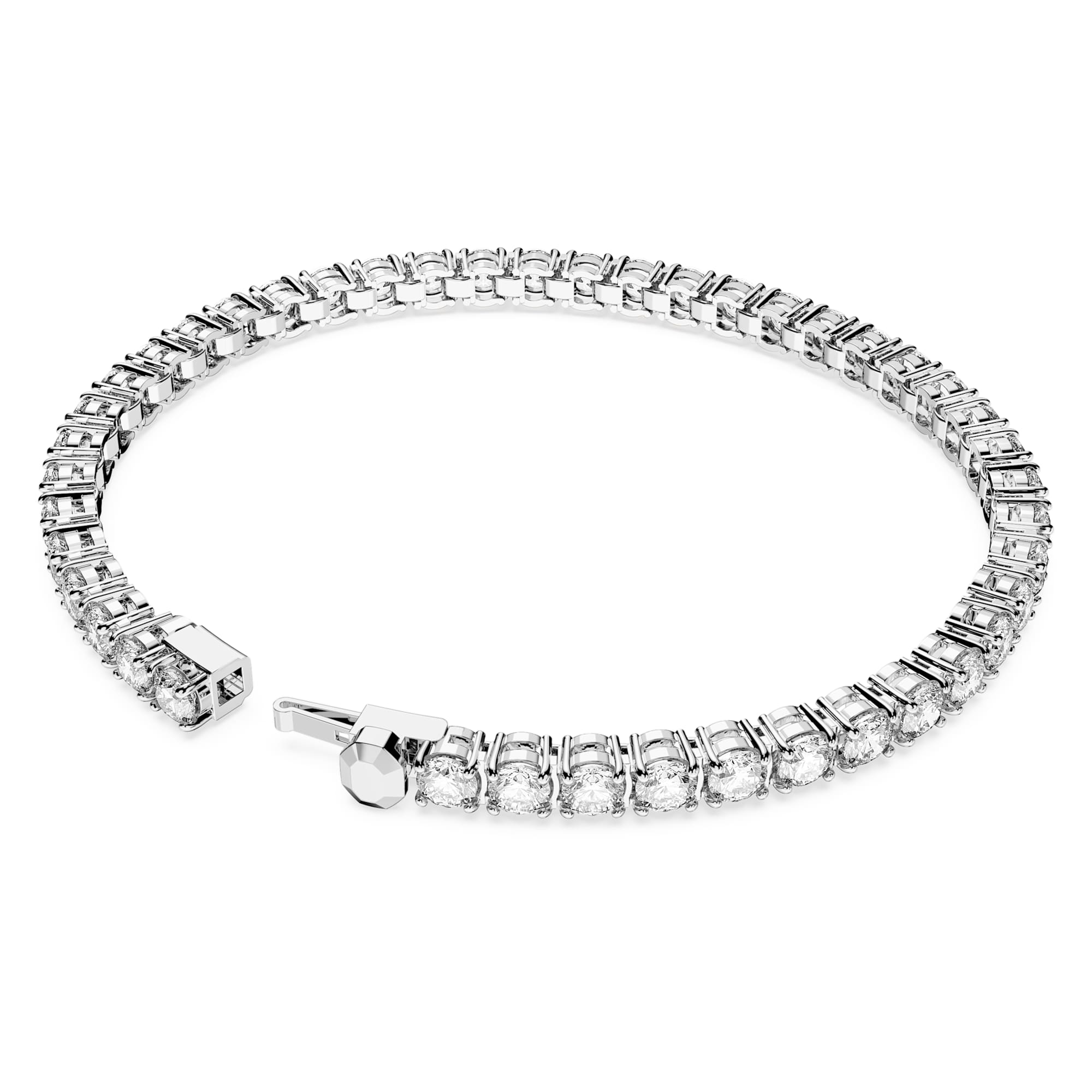 צמיד Matrix בציפוי רודיום מבריק SWAROVSKI