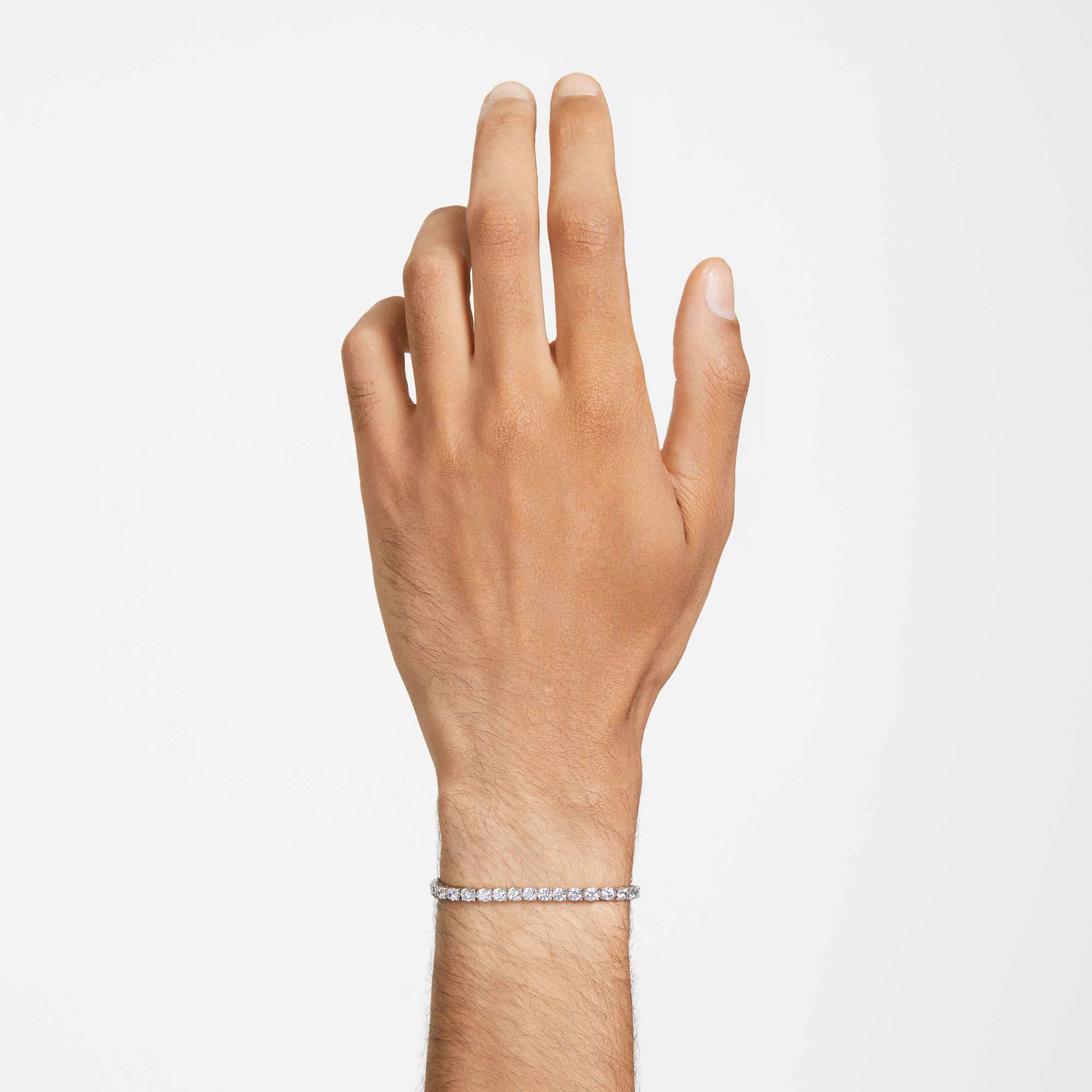 צמיד Matrix בציפוי רודיום מבריק SWAROVSKI