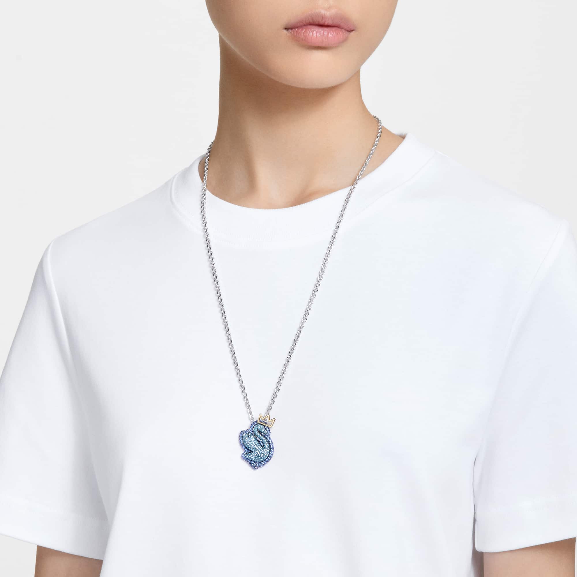 שרשרת Swan כחול SWAROVSKI