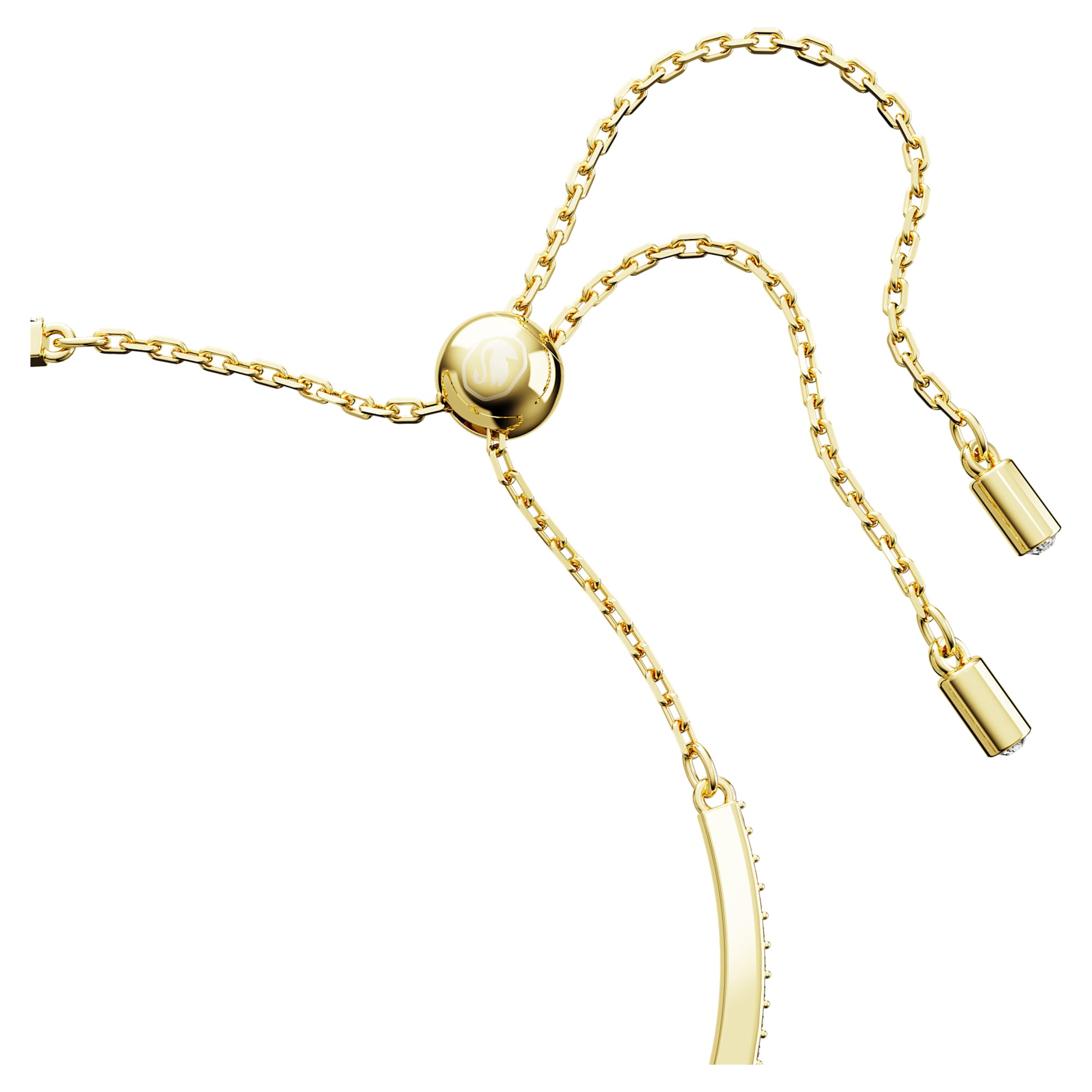 צמיד Iconic Swan בציפוי זהב מבריק SWAROVSKI