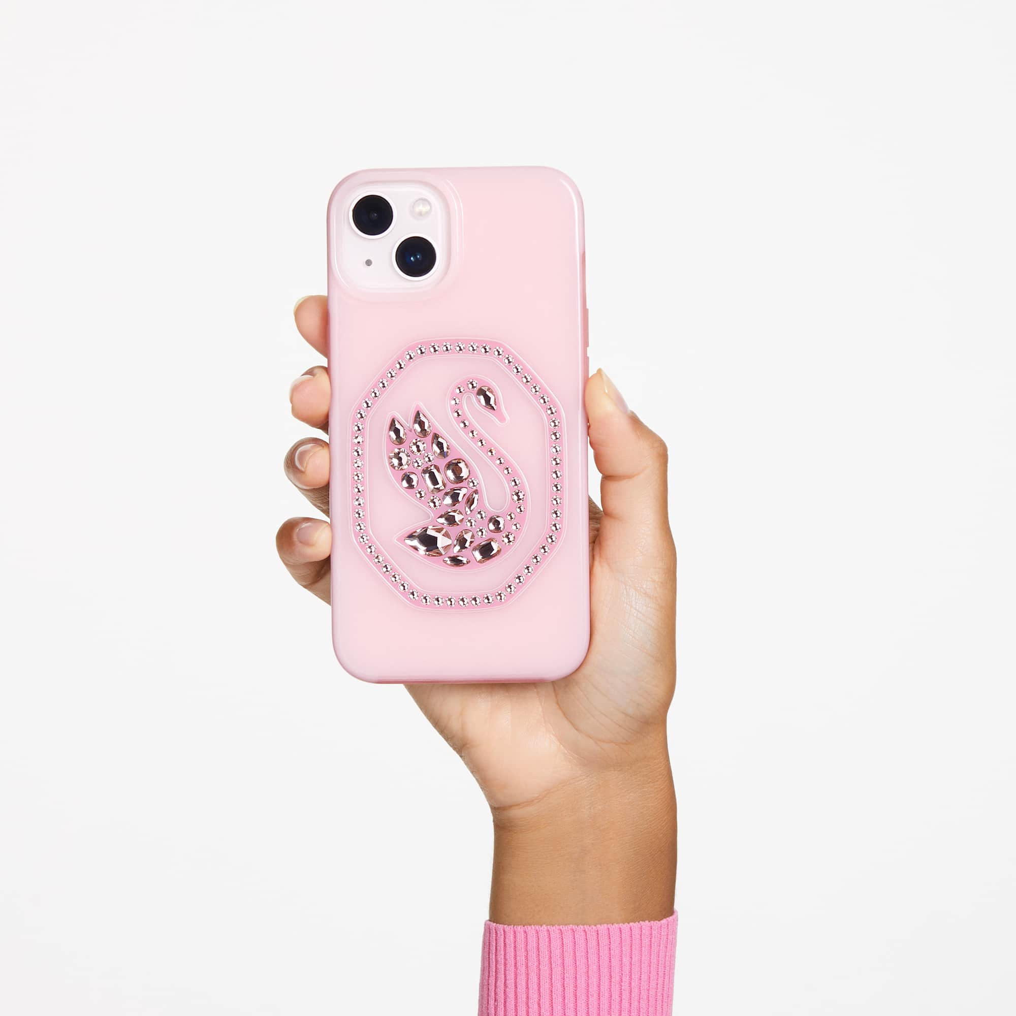 כיסוי לטלפון נייד Smartphone case ורוד SWAROVSKI