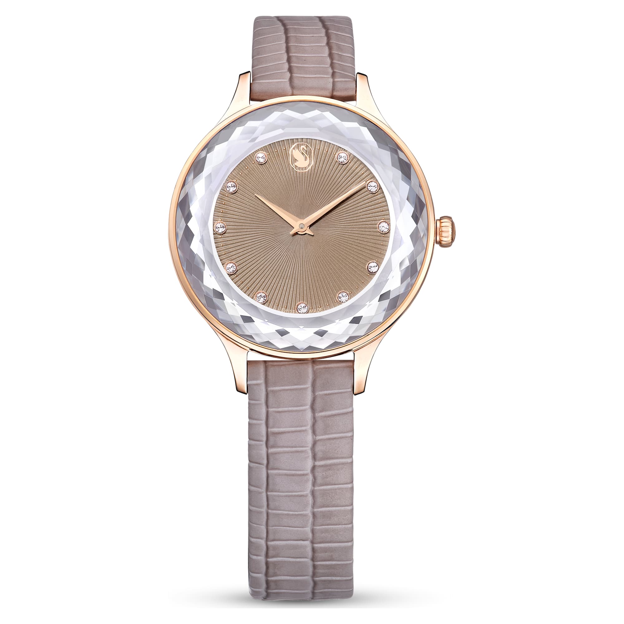 שעון Octea Nova בציפוי PVD רוז גולד SWAROVSKI