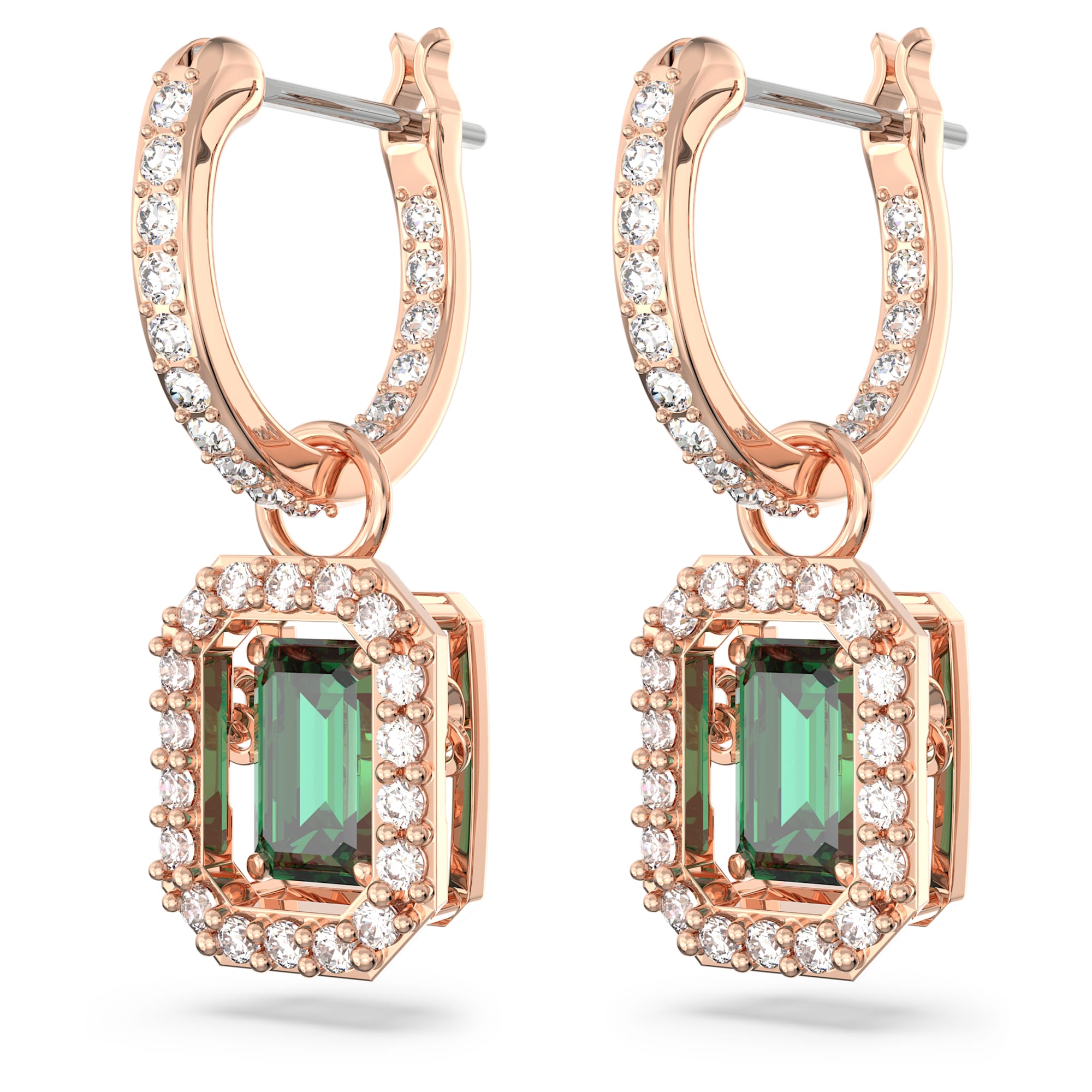 עגילי Millenia בציפוי רוז גולד מבריק SWAROVSKI