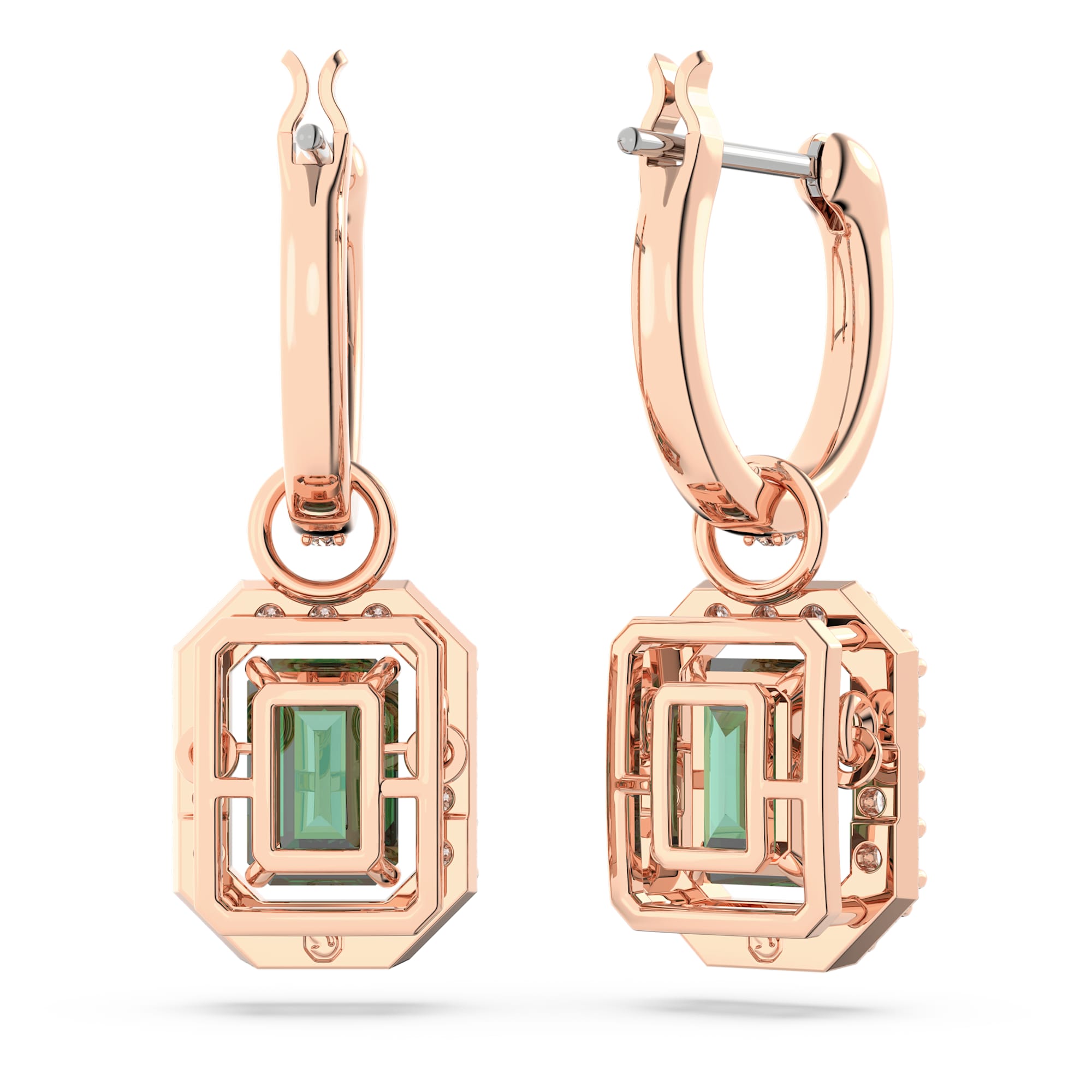 עגילי Millenia בציפוי רוז גולד מבריק SWAROVSKI