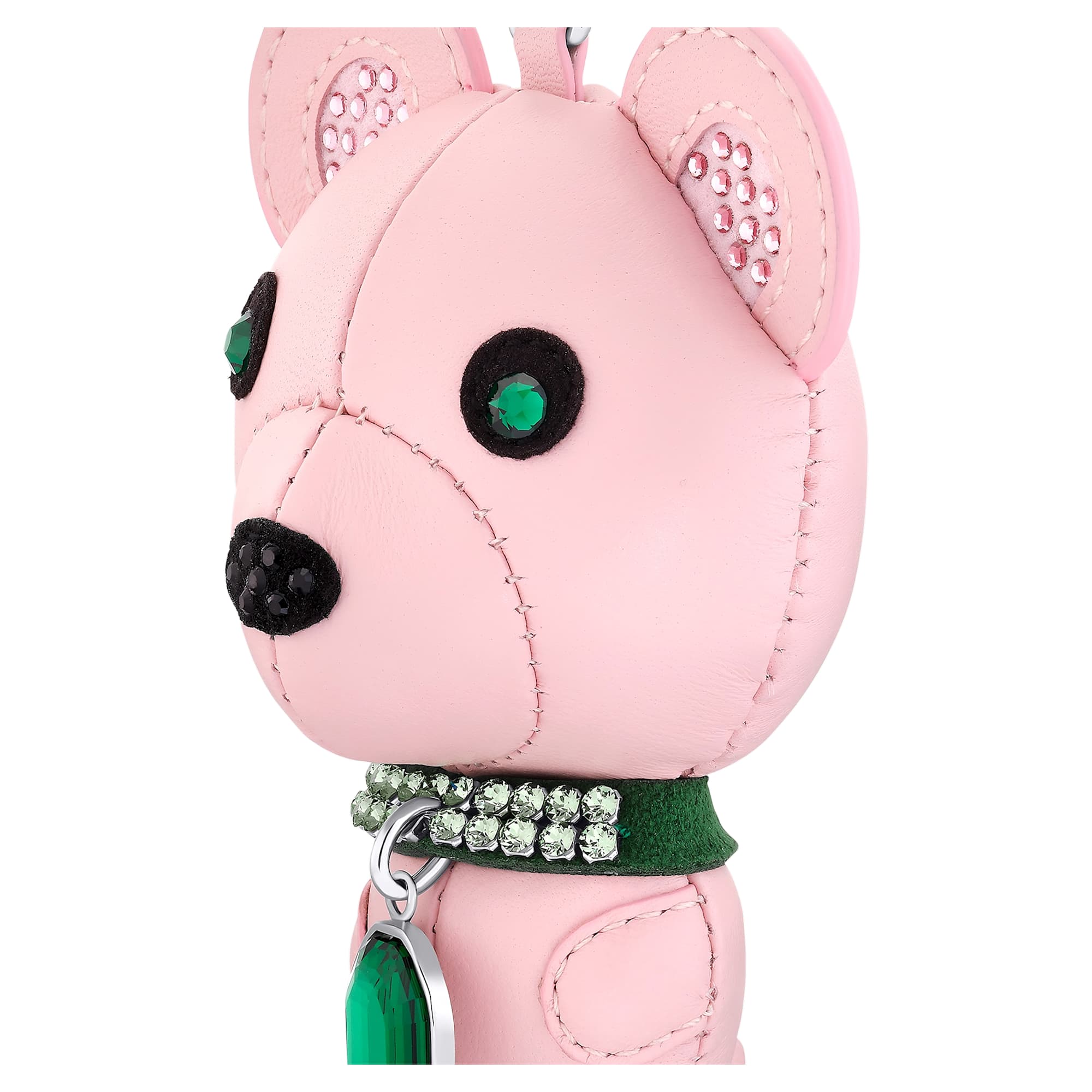 מחזיק מפתחות Icons בציפוי רודיום מבריק SWAROVSKI