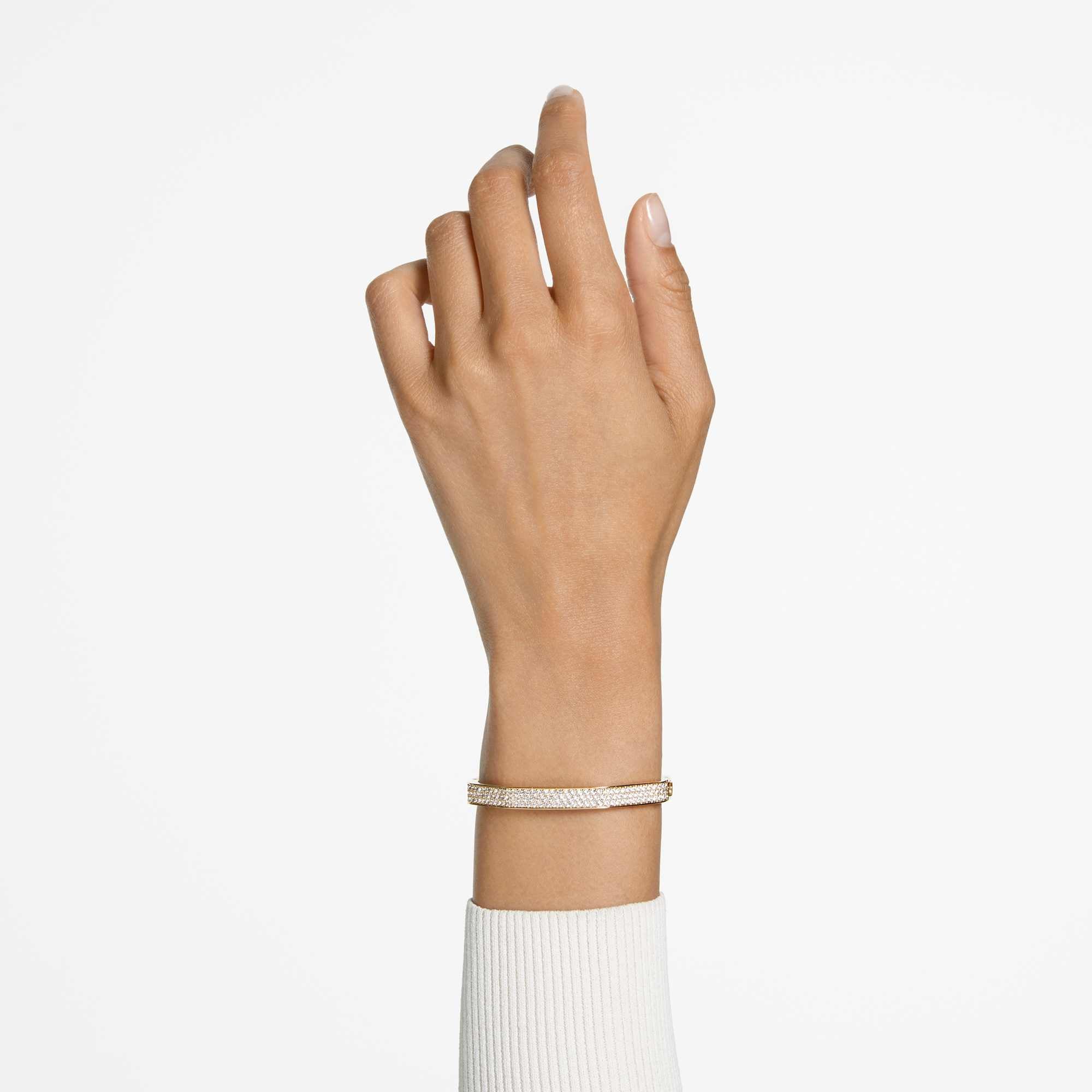 צמיד Dextera בציפוי זהב מבריק SWAROVSKI