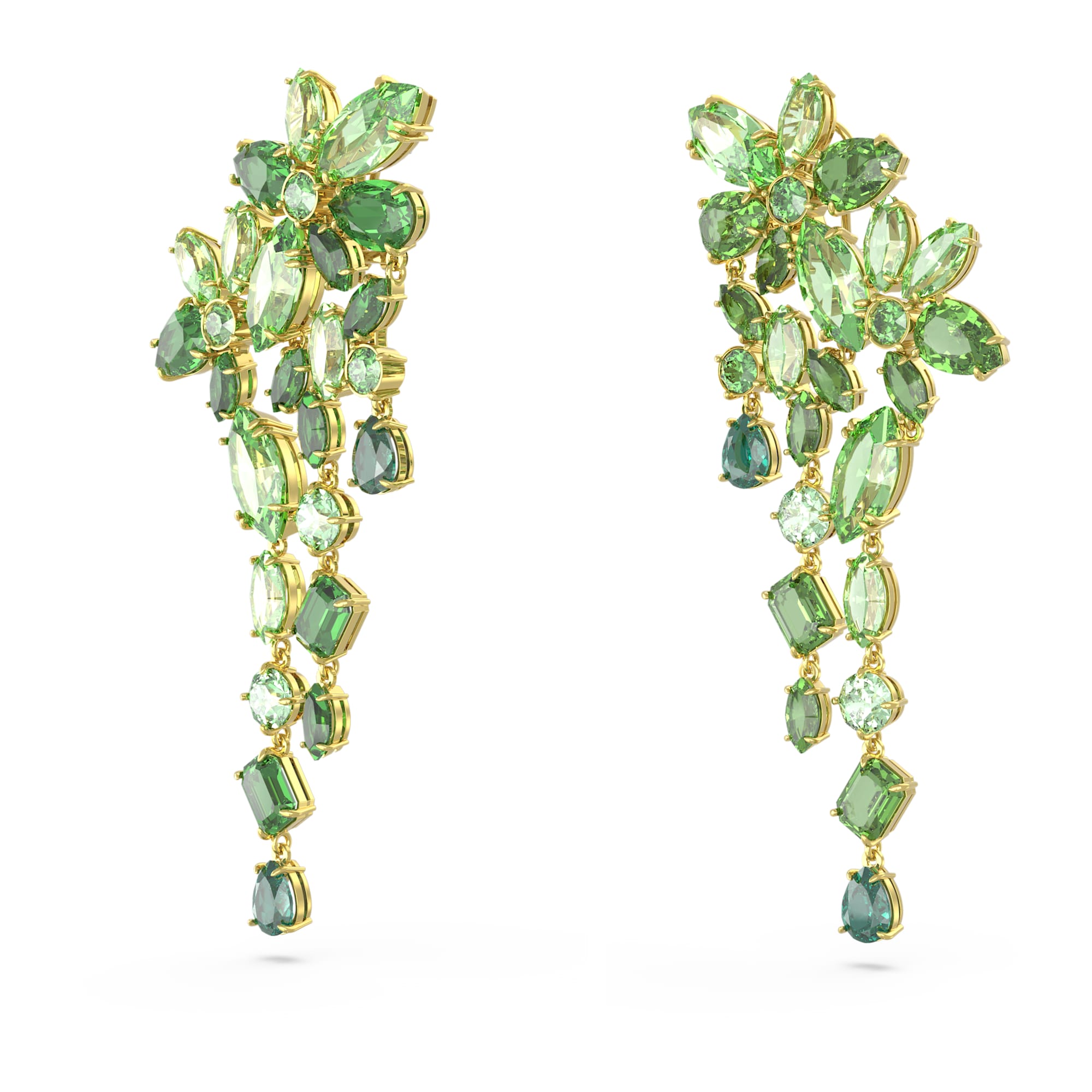 עגילי Gema בציפוי זהב מבריק SWAROVSKI