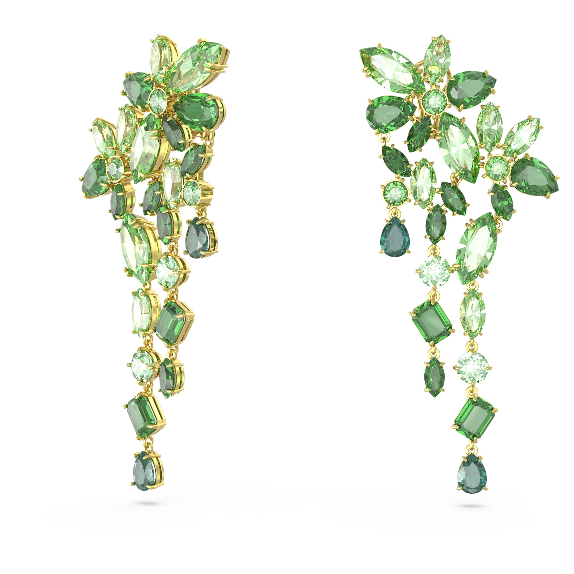 עגילי Gema בציפוי זהב מבריק SWAROVSKI