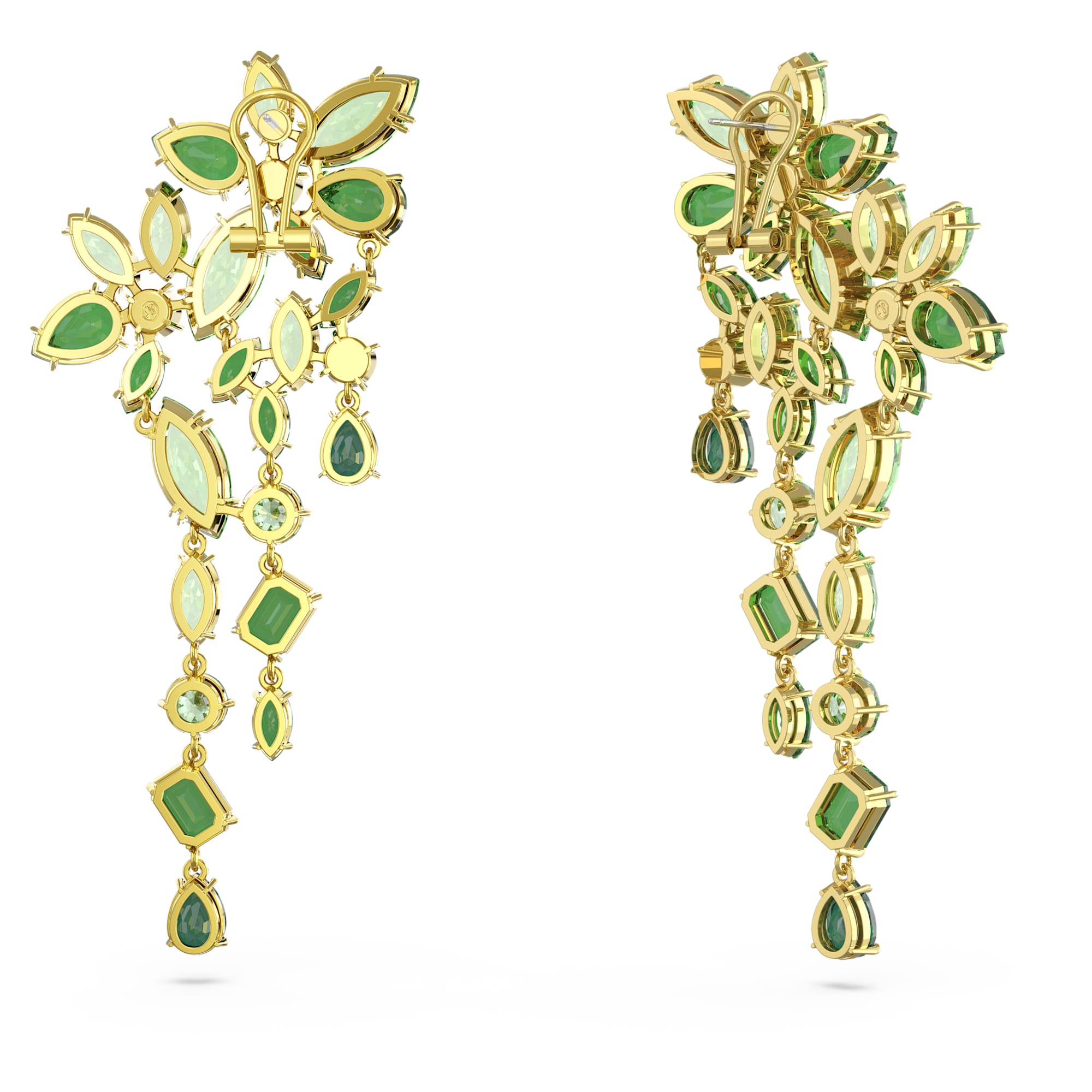 עגילי Gema בציפוי זהב מבריק SWAROVSKI