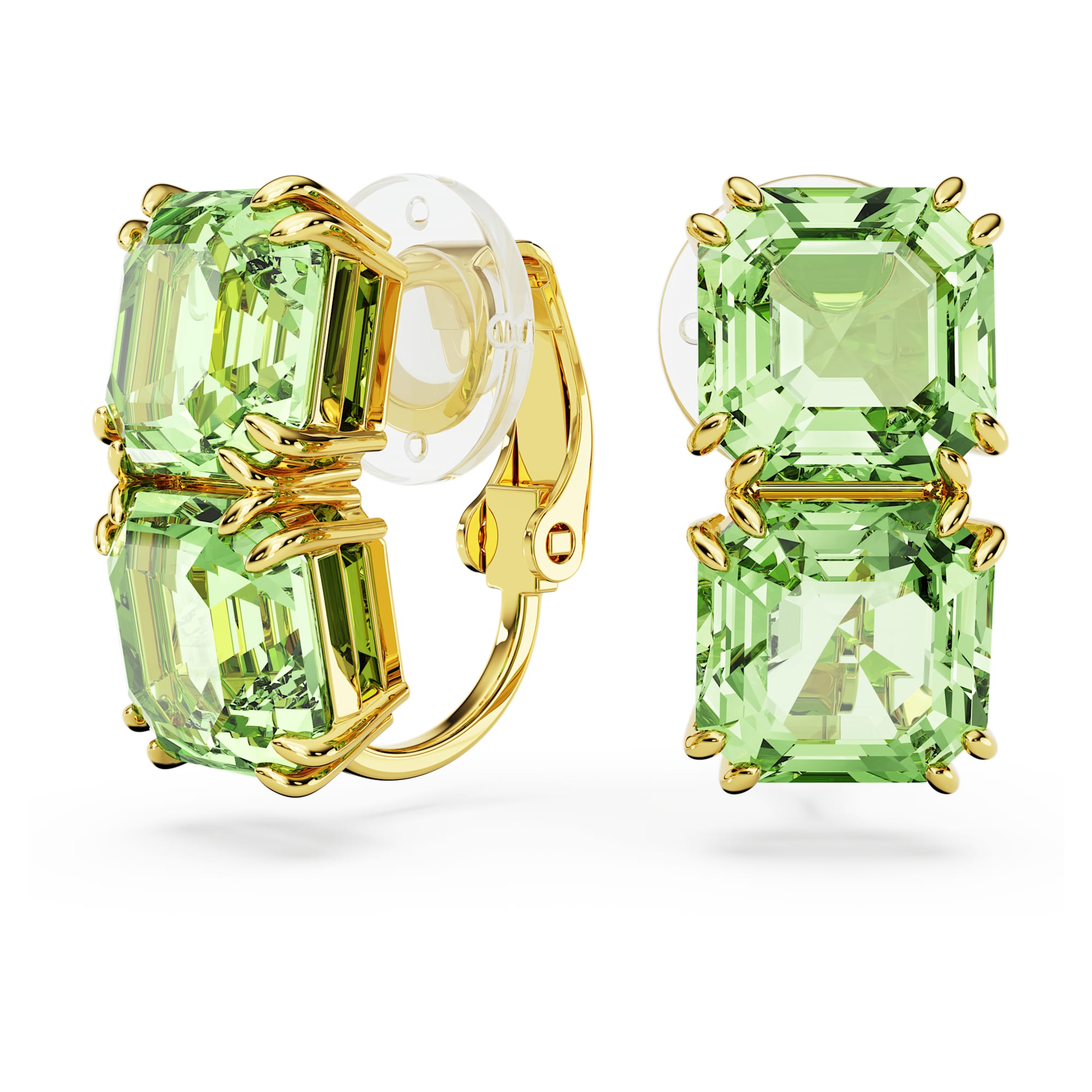 עגילי Millenia בציפוי זהב מבריק SWAROVSKI