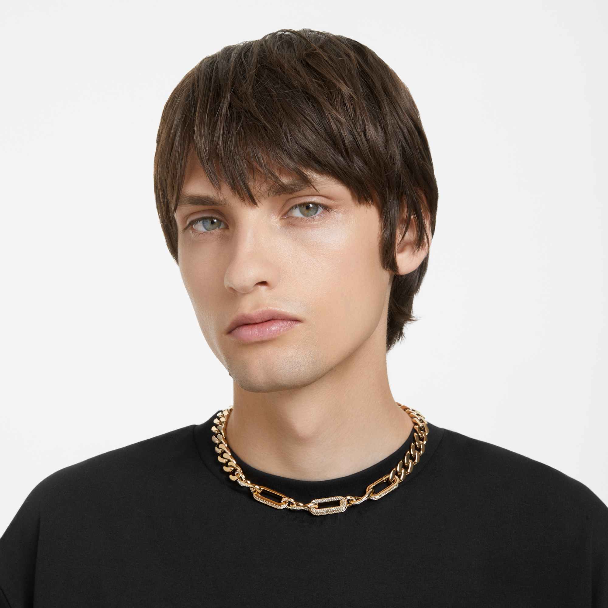 שרשרת Dextera בציפוי זהב מבריק SWAROVSKI