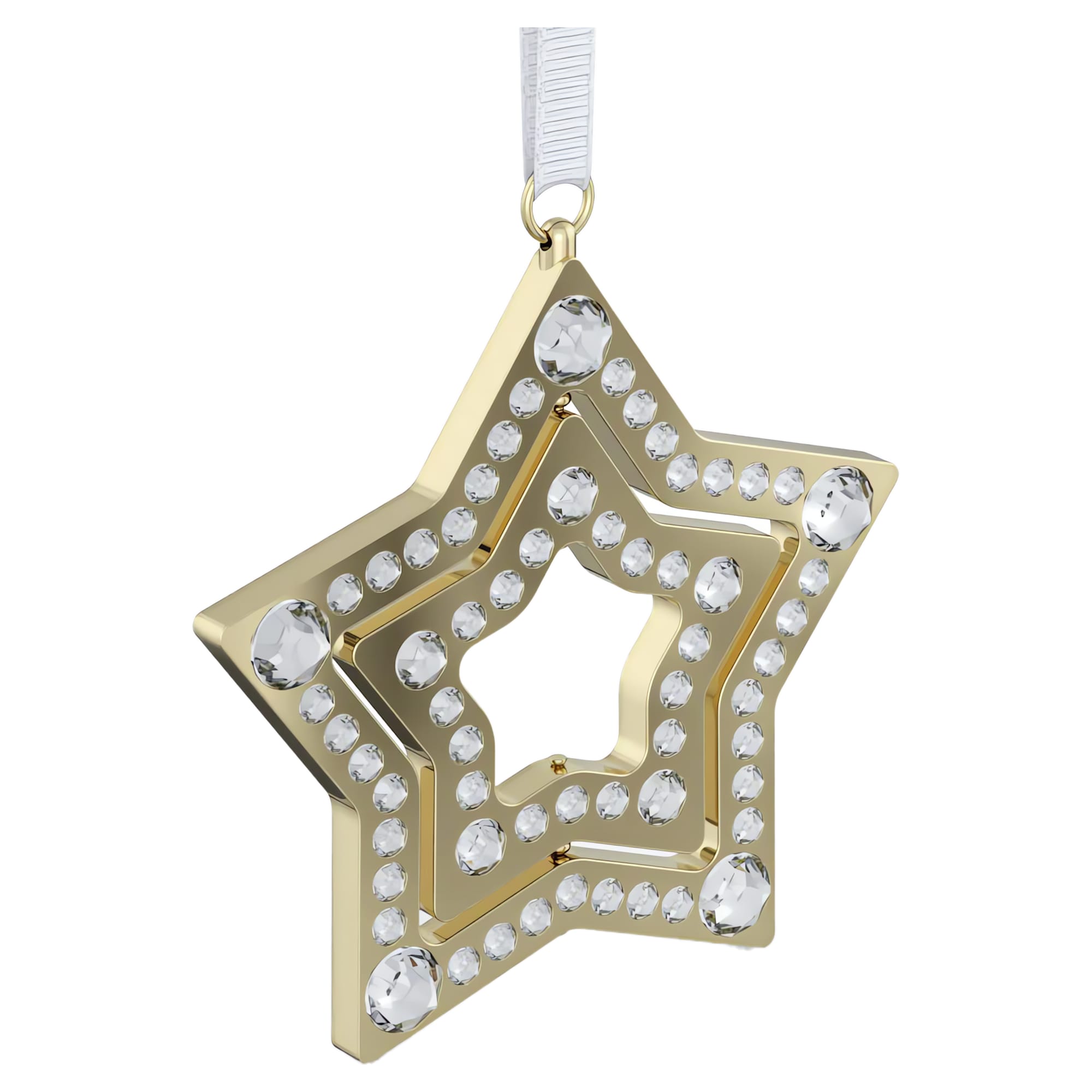 מניאטורות קריסטל Holiday Magic בציפוי זהב מבריק SWAROVSKI