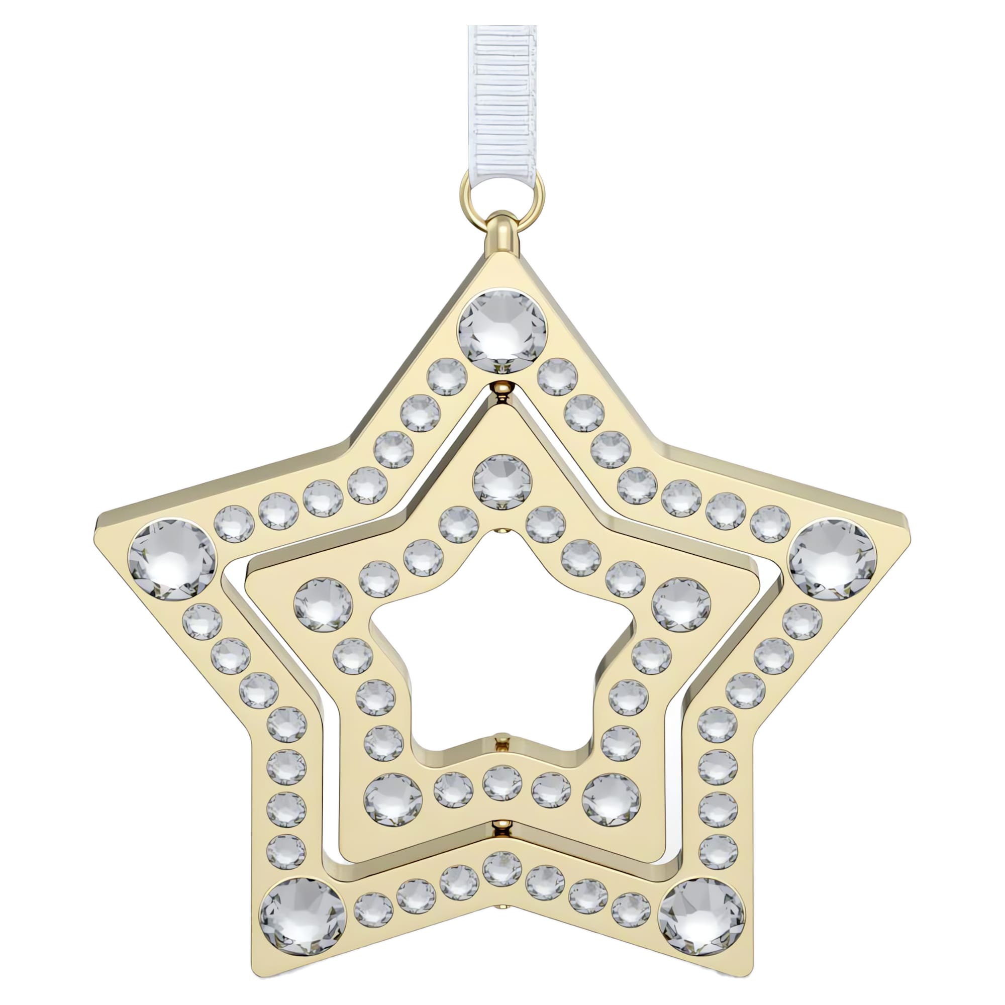 מניאטורות קריסטל Holiday Magic בציפוי זהב מבריק SWAROVSKI