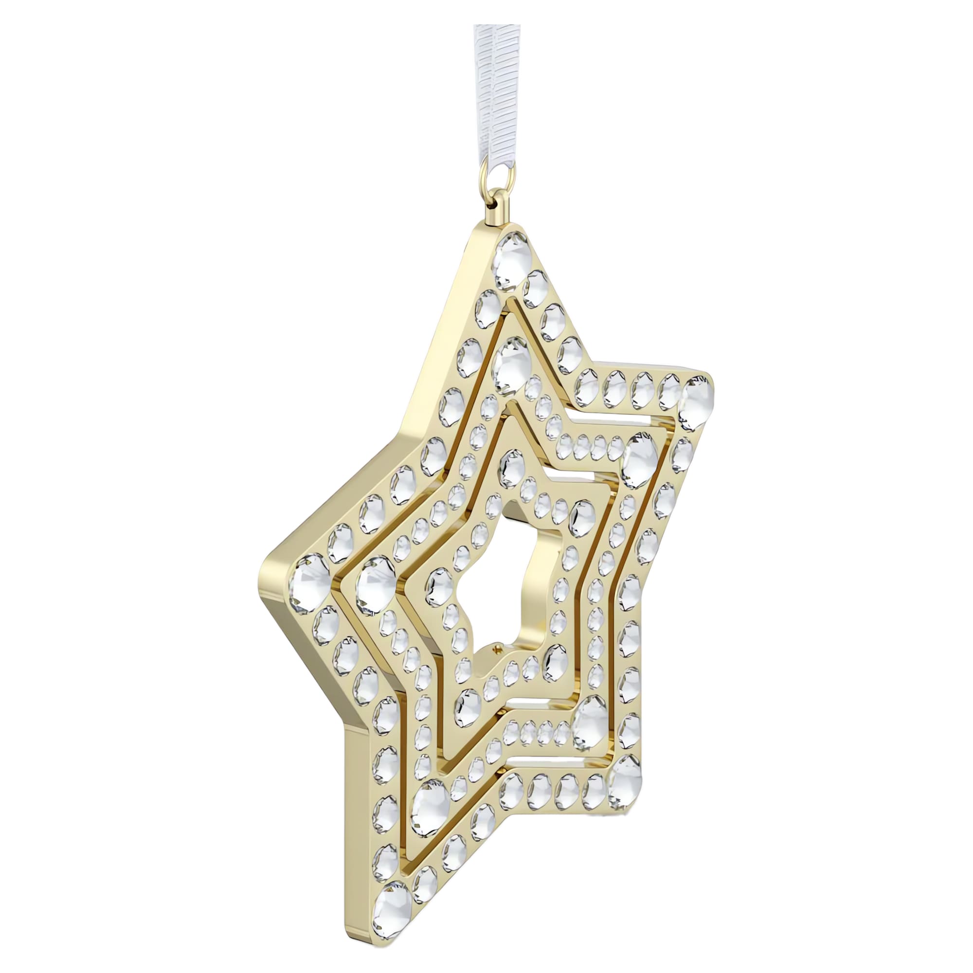 מניאטורות קריסטל Holiday Magic בציפוי זהב מבריק SWAROVSKI
