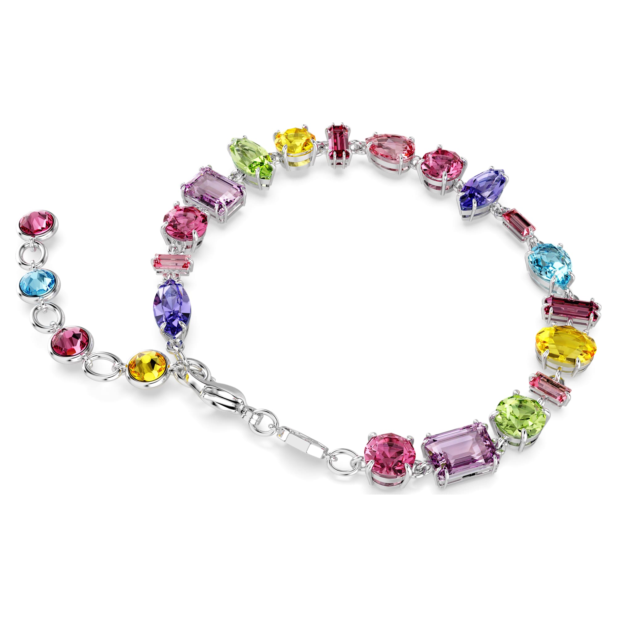 צמיד Gema בציפוי רודיום מבריק SWAROVSKI