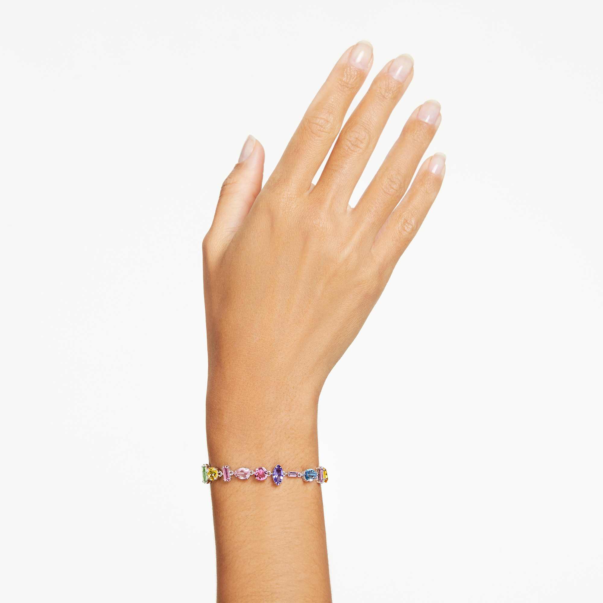 צמיד Gema בציפוי רודיום מבריק SWAROVSKI