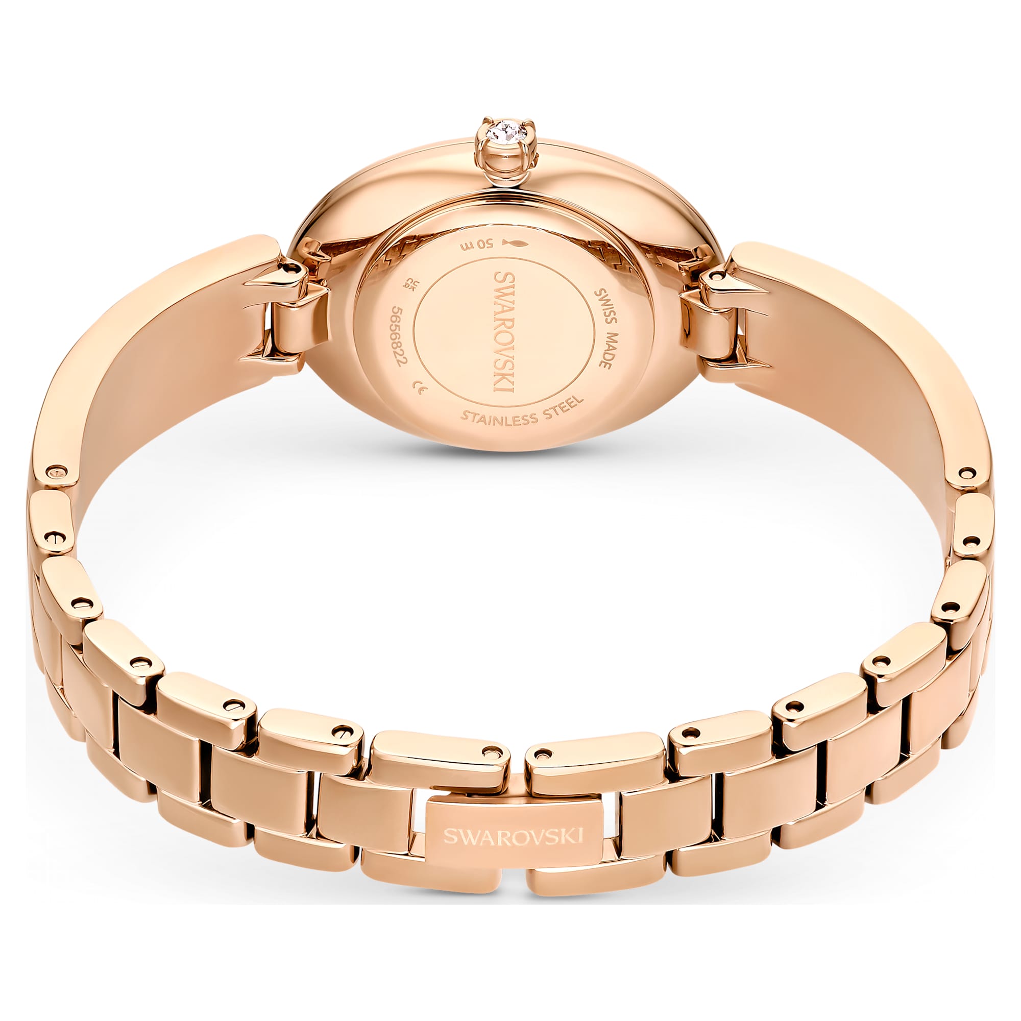 שעון Crystal Rock Oval בציפוי PVD רוז גולד SWAROVSKI