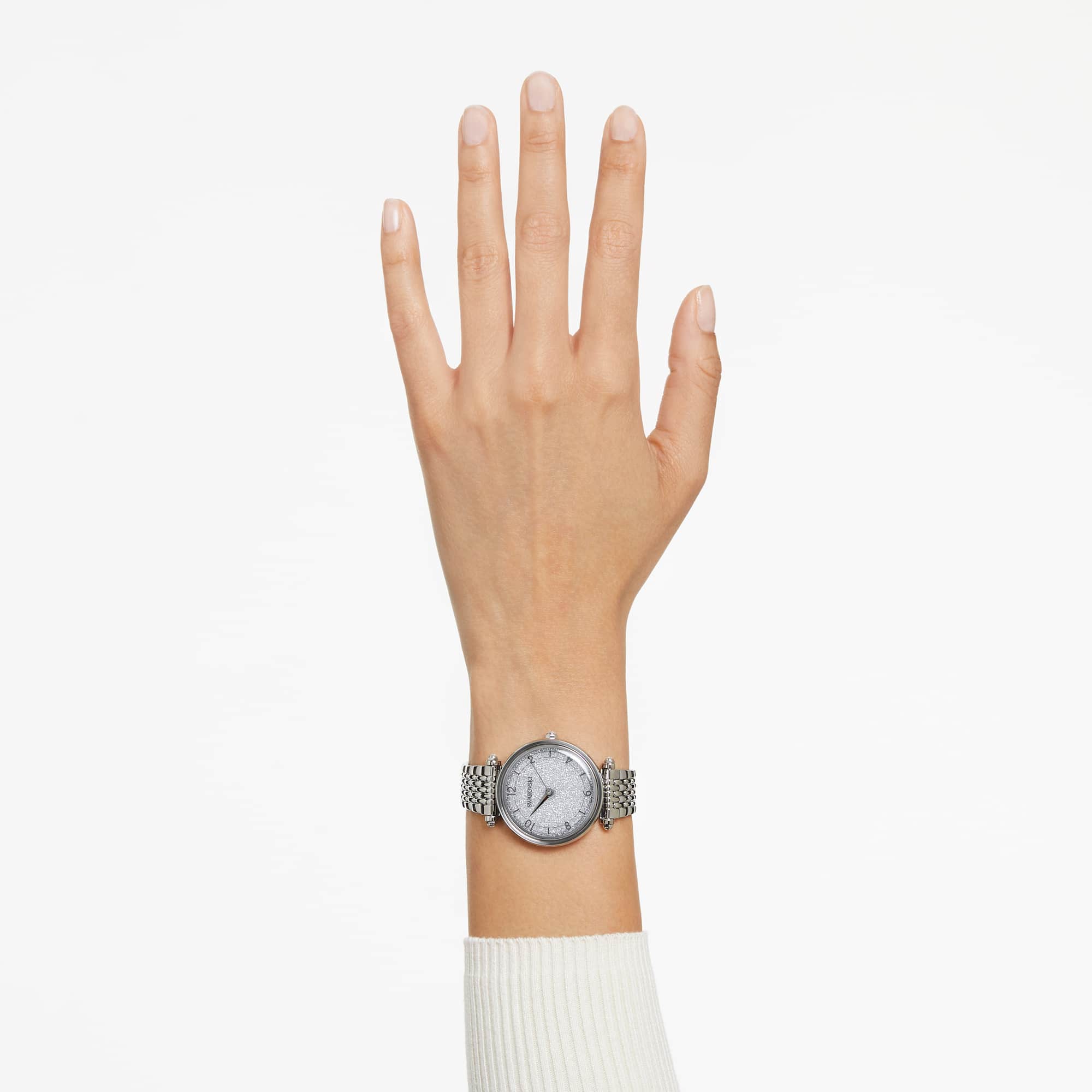 שעון Crystalline Wonder בציפוי רודיום מבריק SWAROVSKI